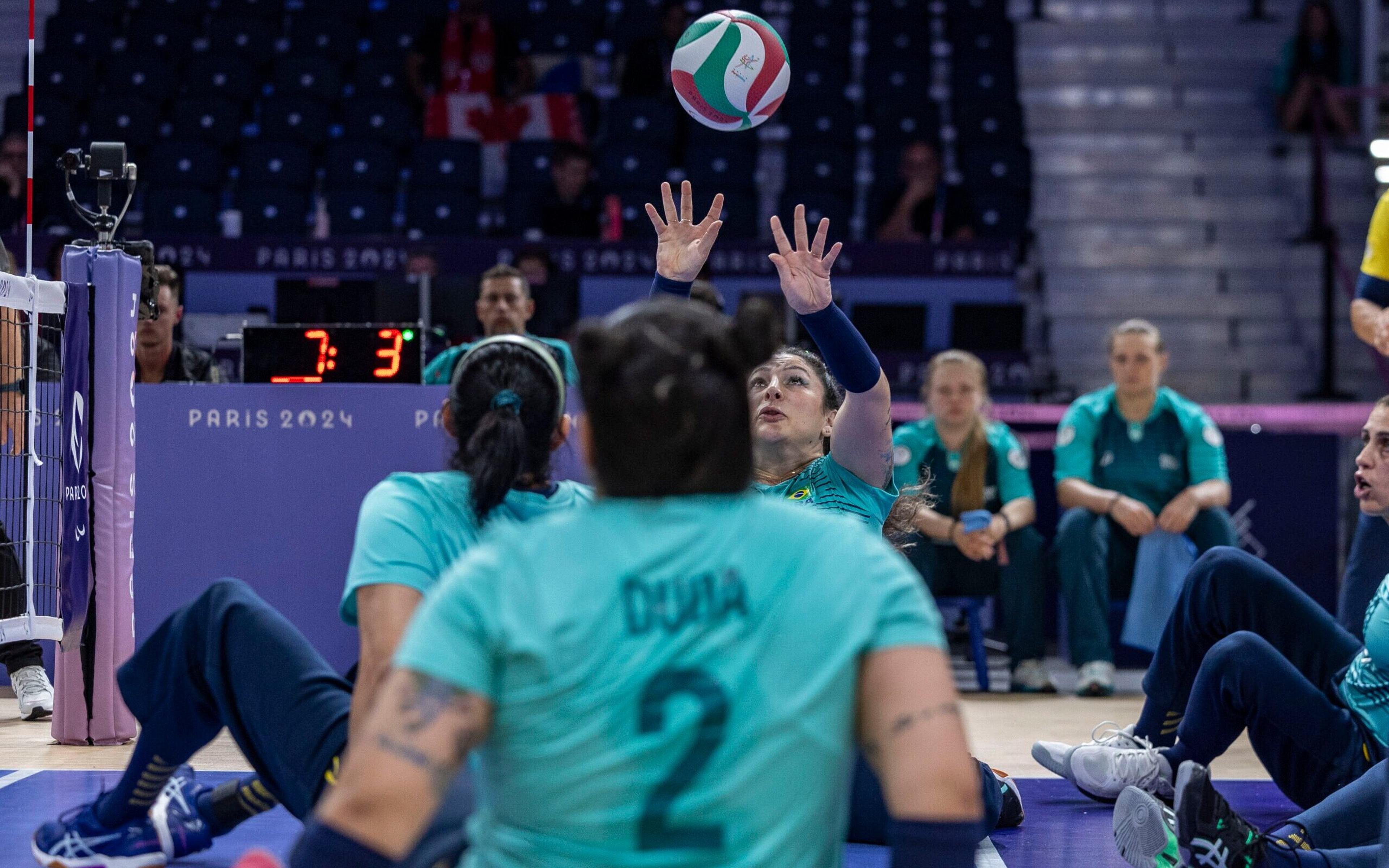 Paralimpíadas: Brasil vence Eslovênia no vôlei sentado feminino