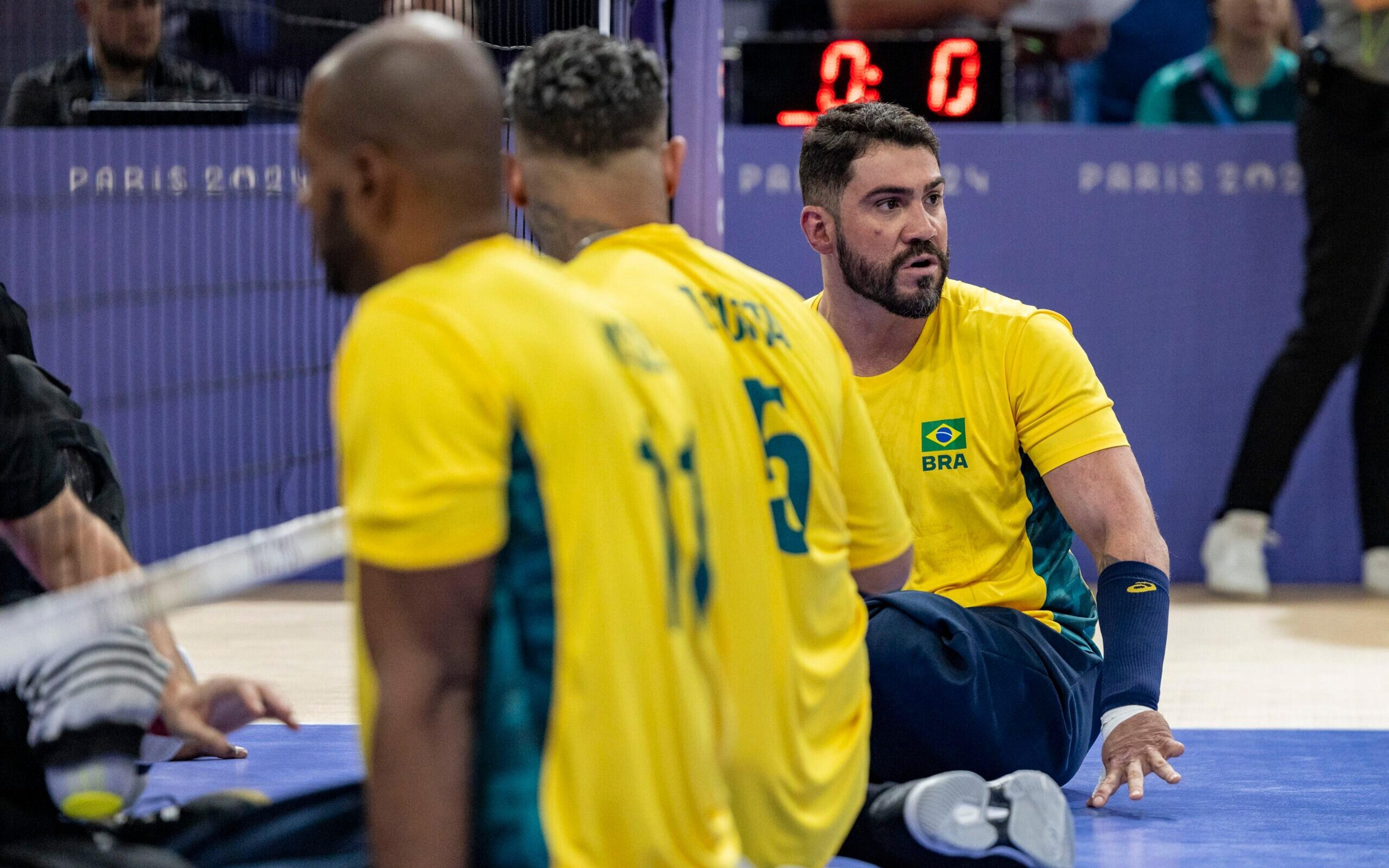 Paralimpíadas: Brasil perde para Irã no vôlei sentado masculino