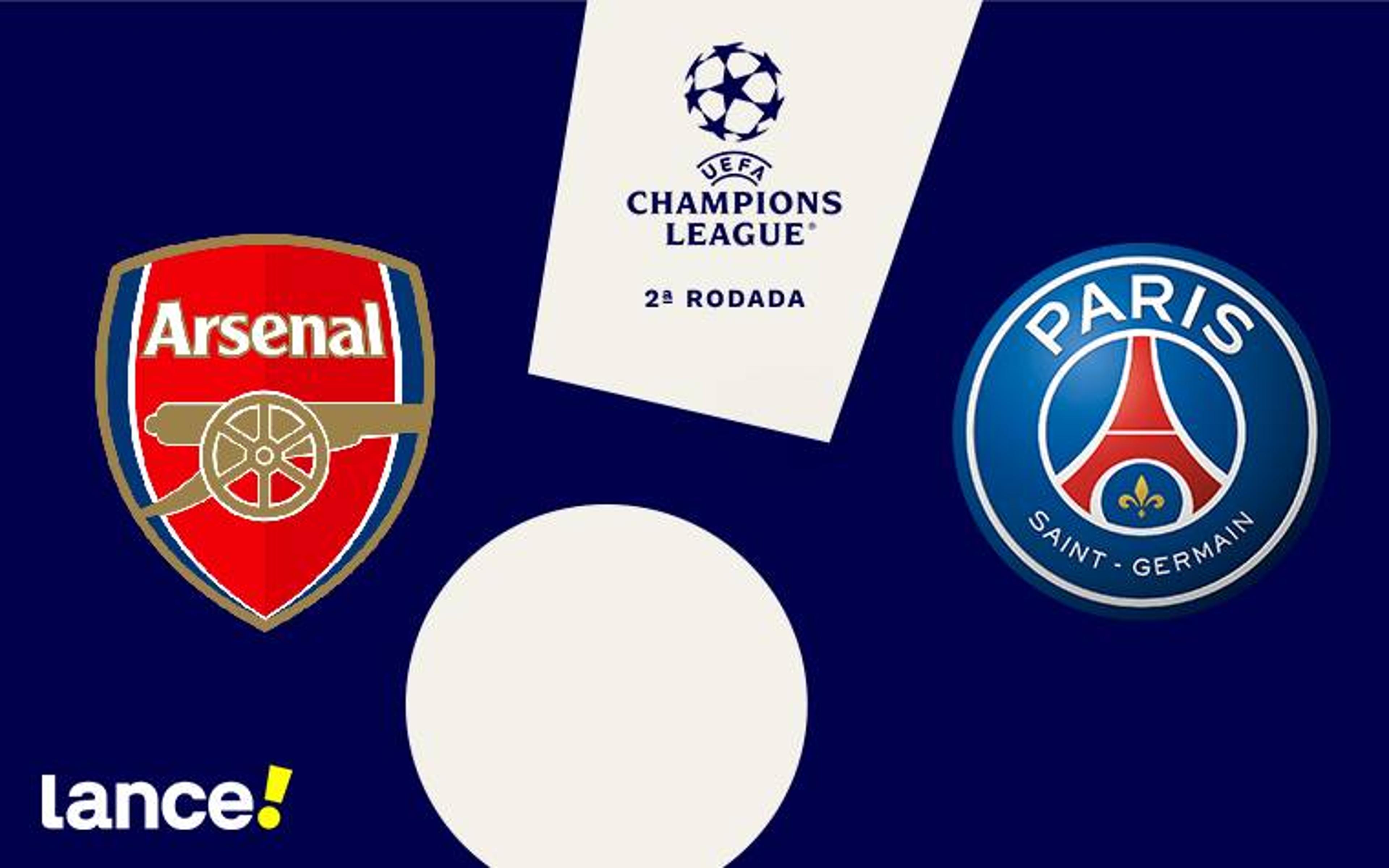 Arsenal x PSG: onde assistir, horário e escalações do jogo pela Champions League