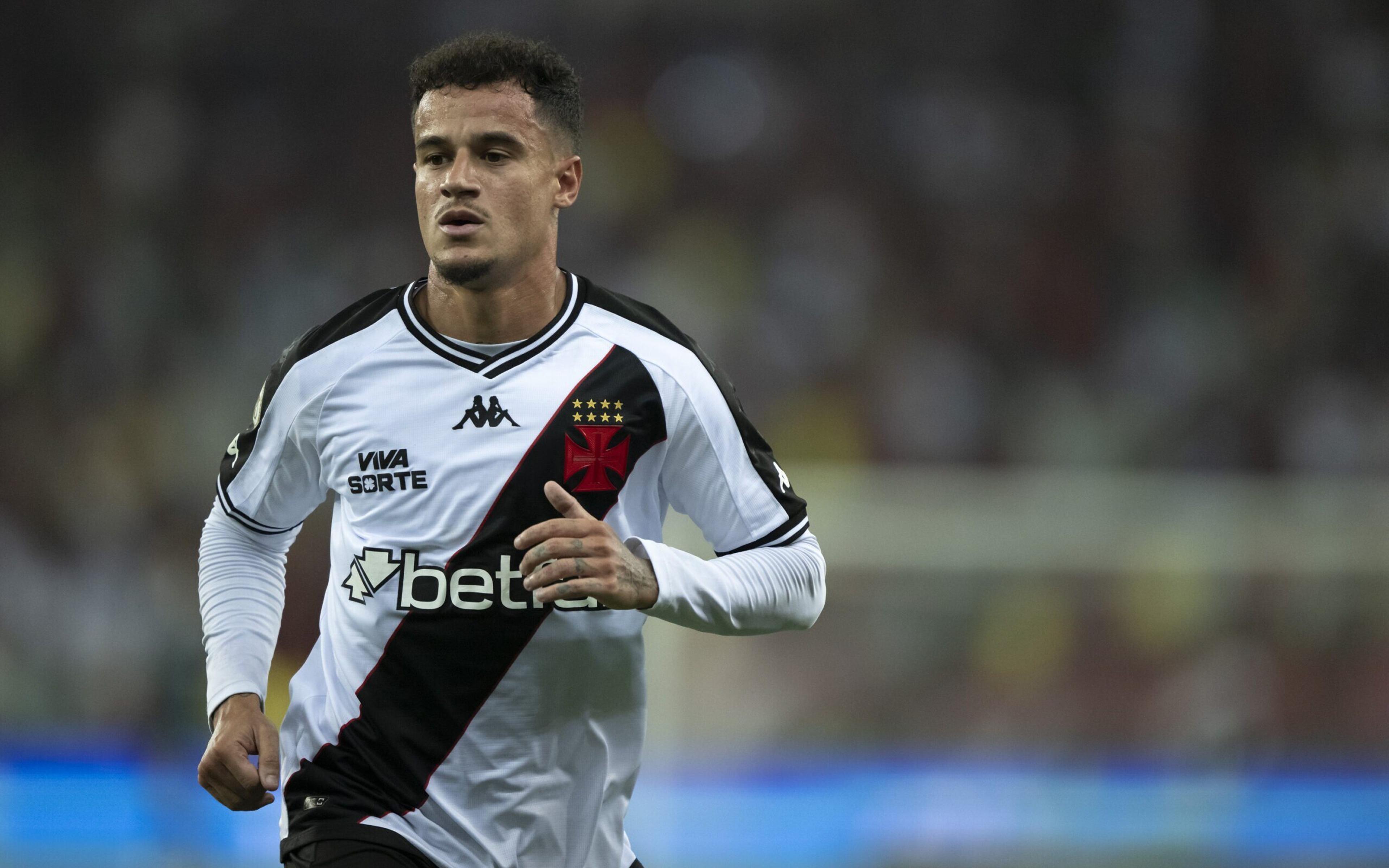 Vasco tem recorde negativo desde o retorno de Philippe Coutinho; veja