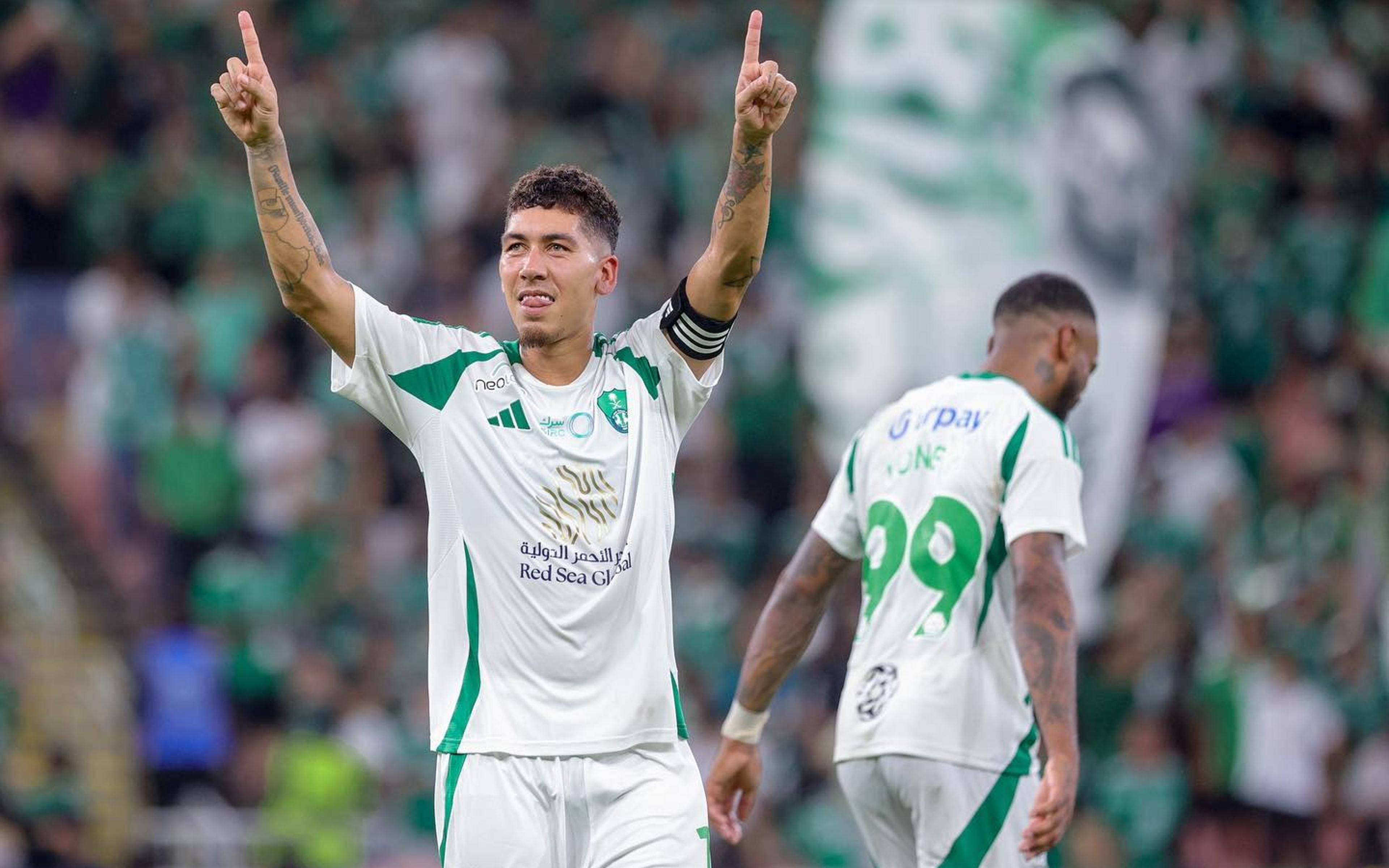 Firmino marca nos acréscimos e garante vitória do Al-Ahli na Liga Saudita