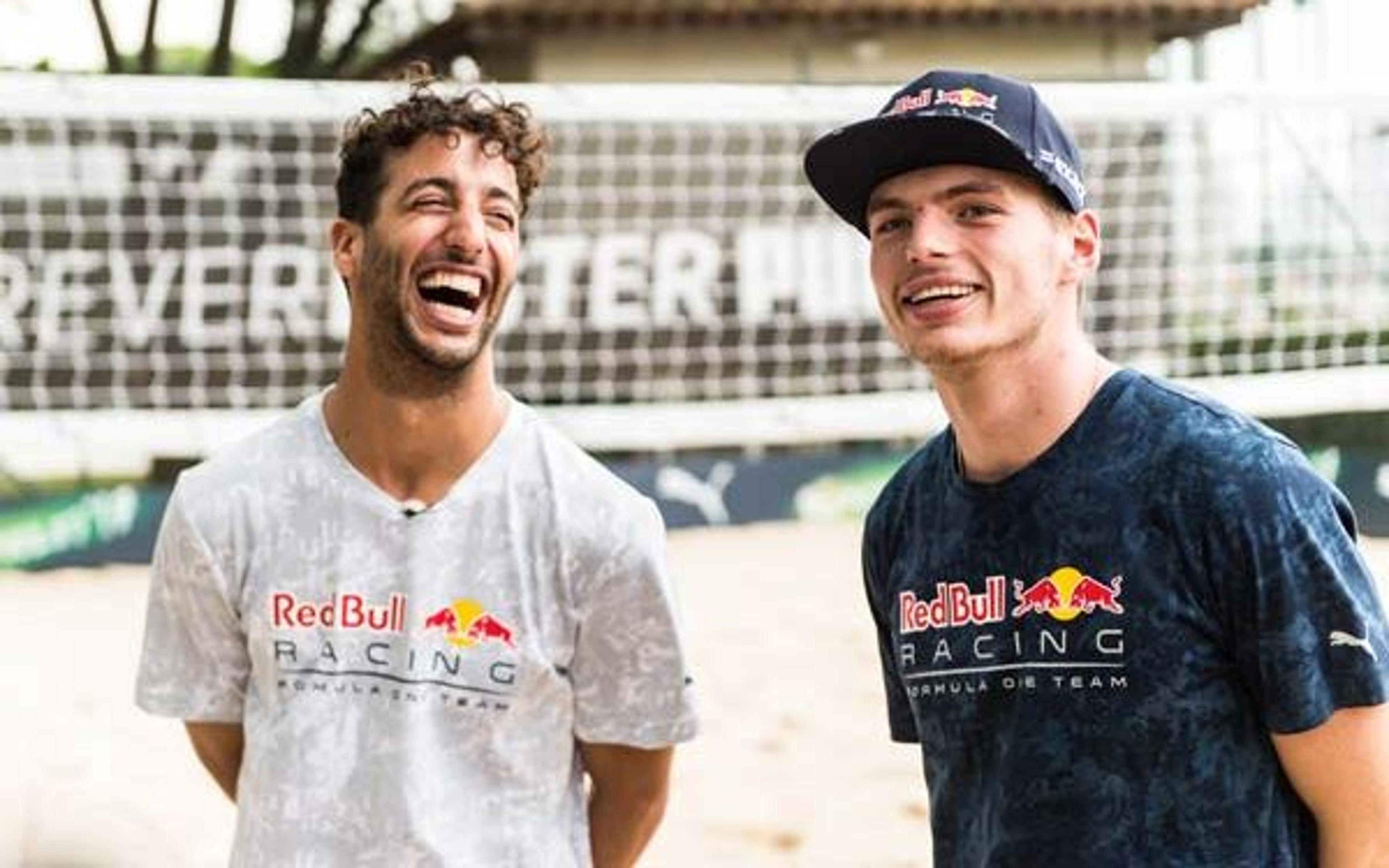 Ricciardo exalta ‘respeito’ e revela mensagem privada de Verstappen: ‘Um dos poucos’