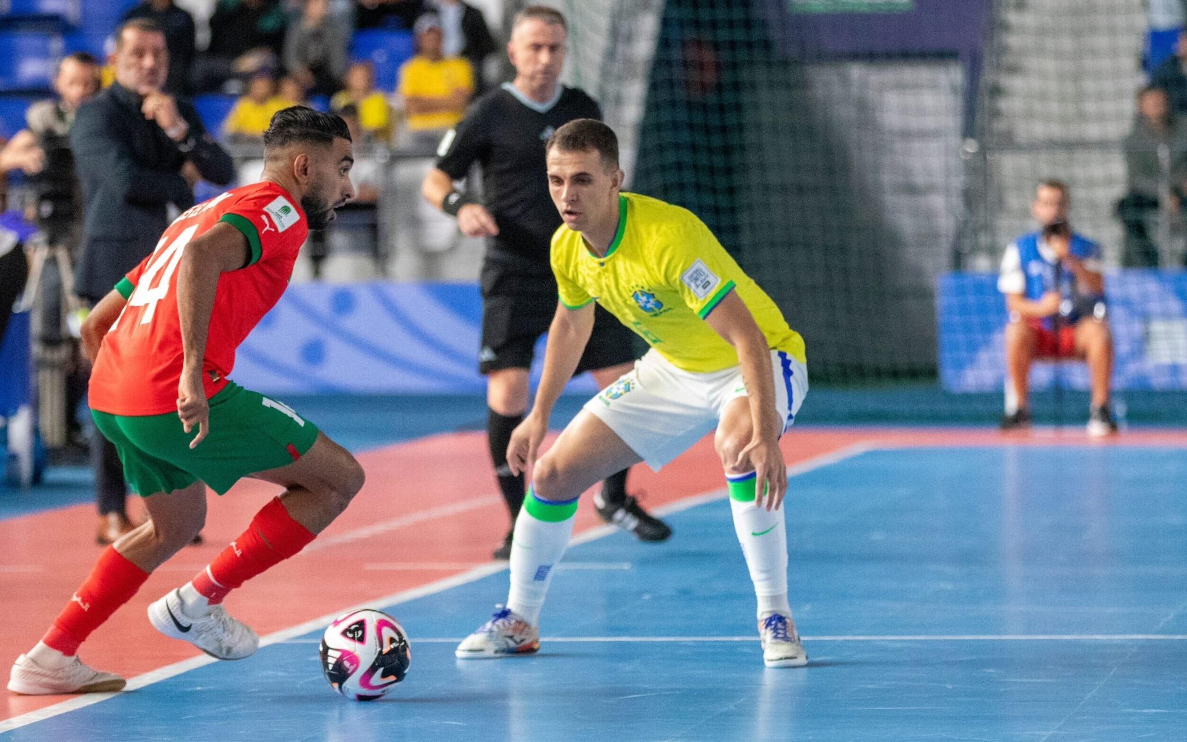 Marcel, artilheiro da Copa do Mundo de Futsal, fala sobre equipe: ‘Queremos ser campeões’