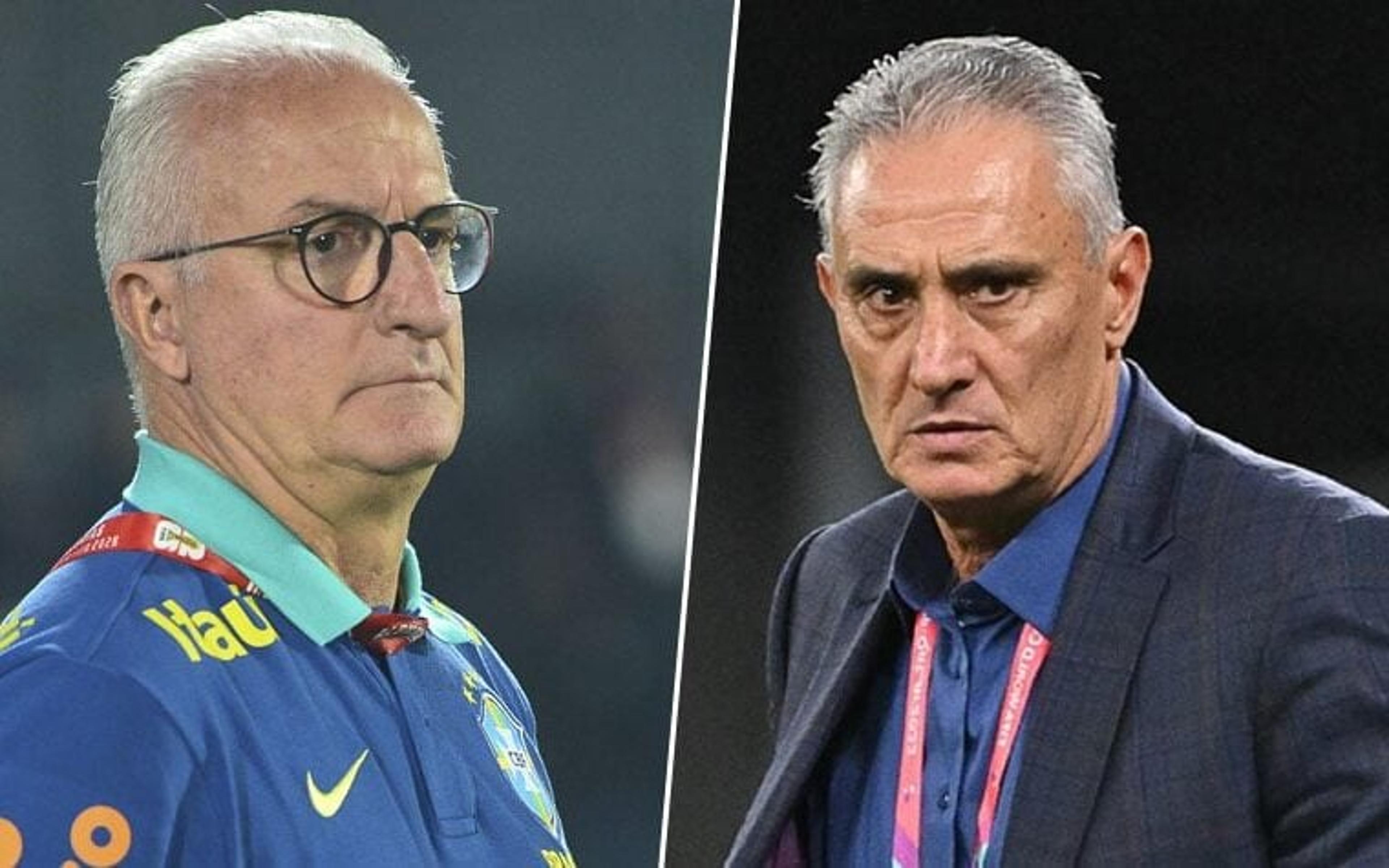 Tite x Dorival Jr: veja início dos técnicos da Seleção Brasileira