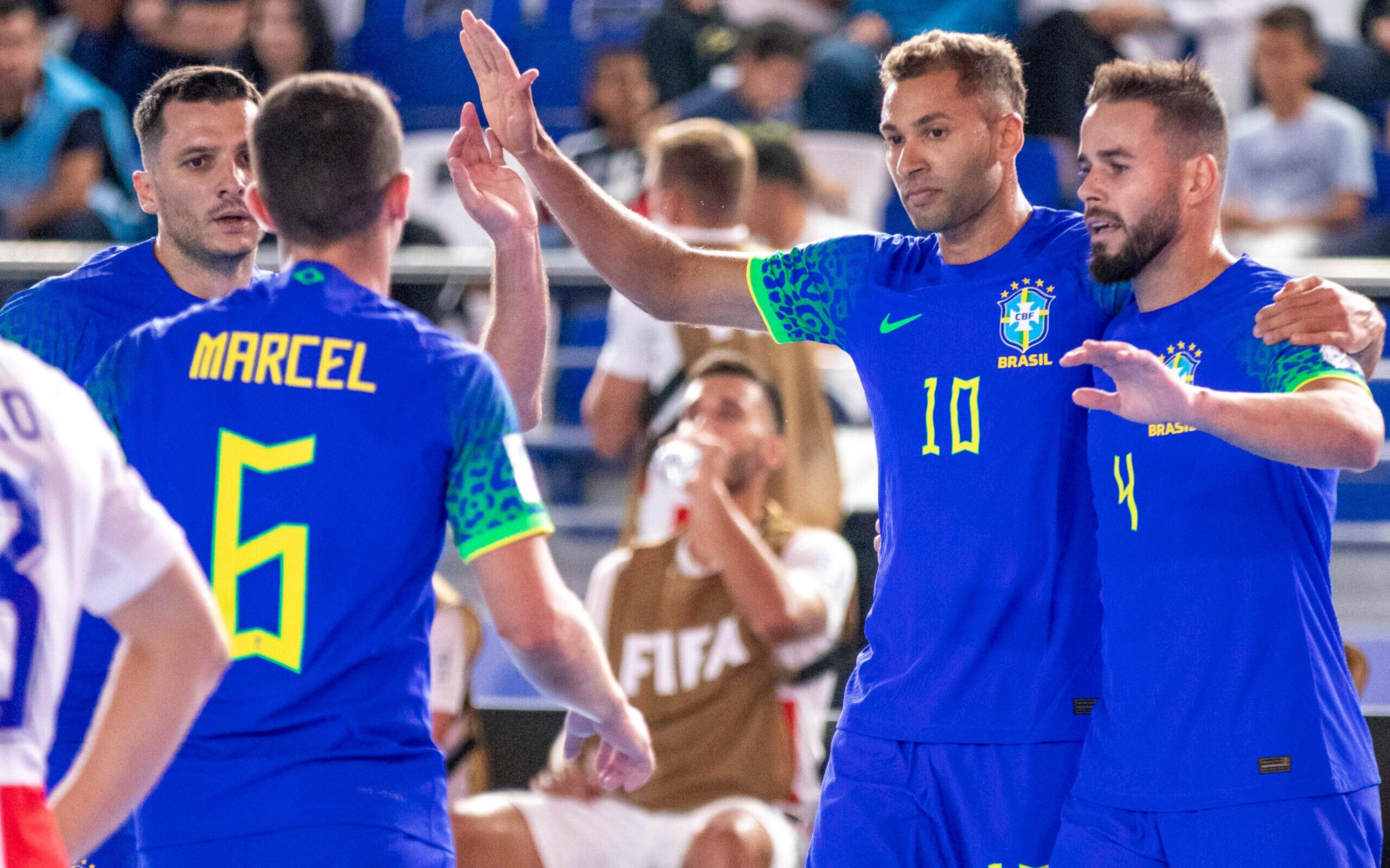 Brasil tem adversário definido para as quartas da Copa do Mundo de Futsal