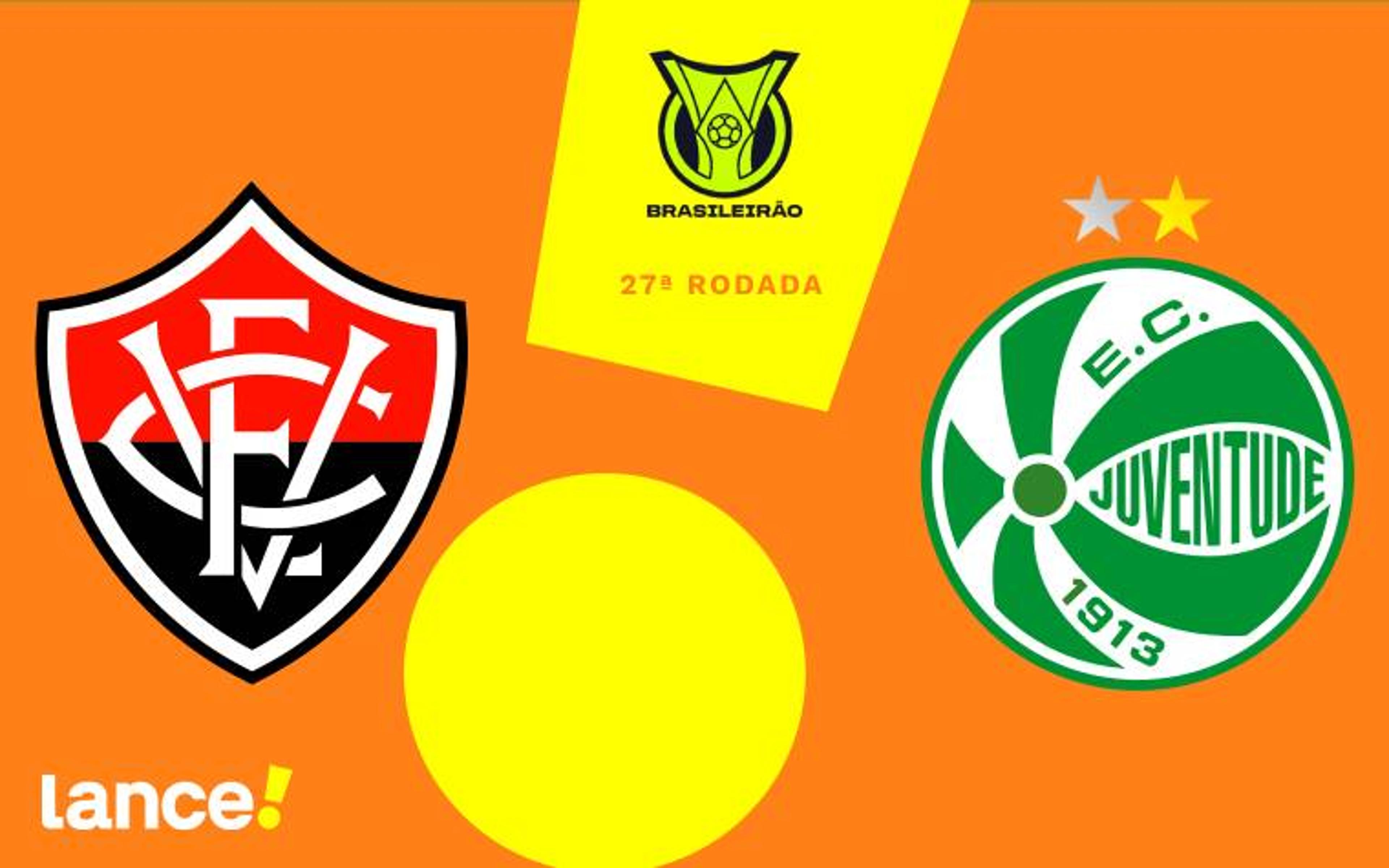 Vitória x Juventude: onde assistir, horário e prováveis escalações do jogo pelo Brasileirão