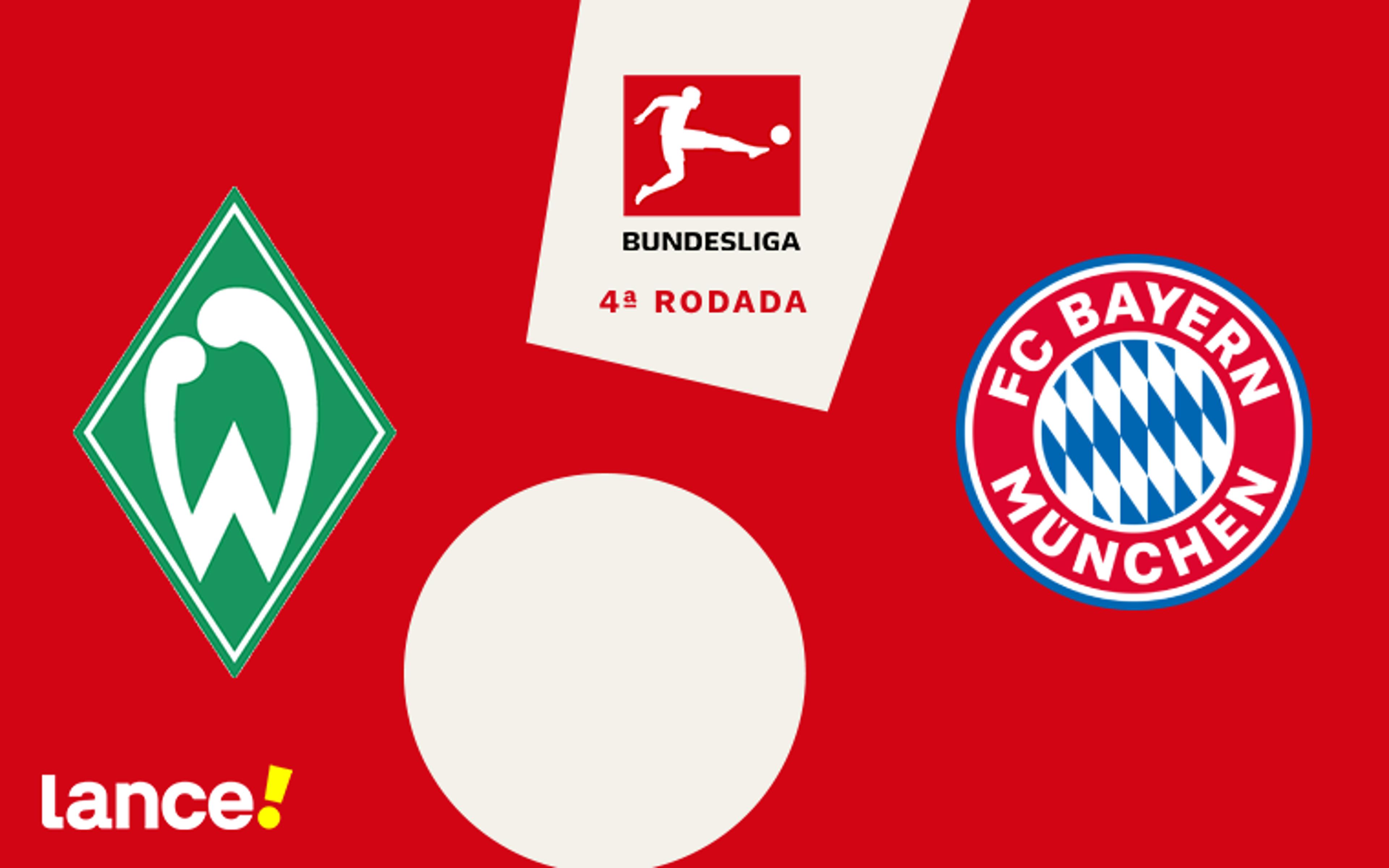 Werder Bremen x Bayern: onde assistir ao vivo, horário e escalações pela Bundesliga