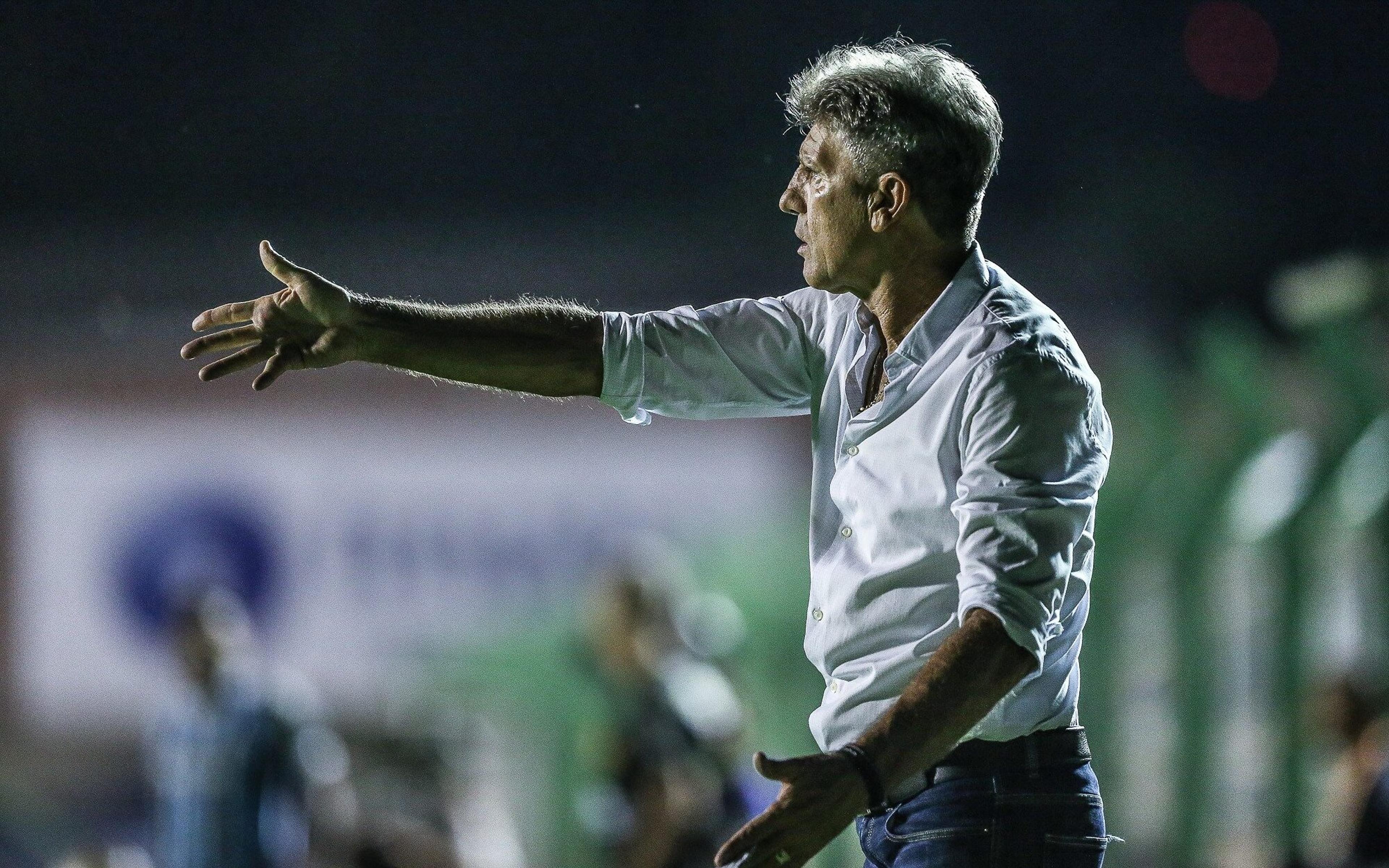 Com Renato Gaúcho de volta, Grêmio está escalado para enfrentar o Atlético-MG