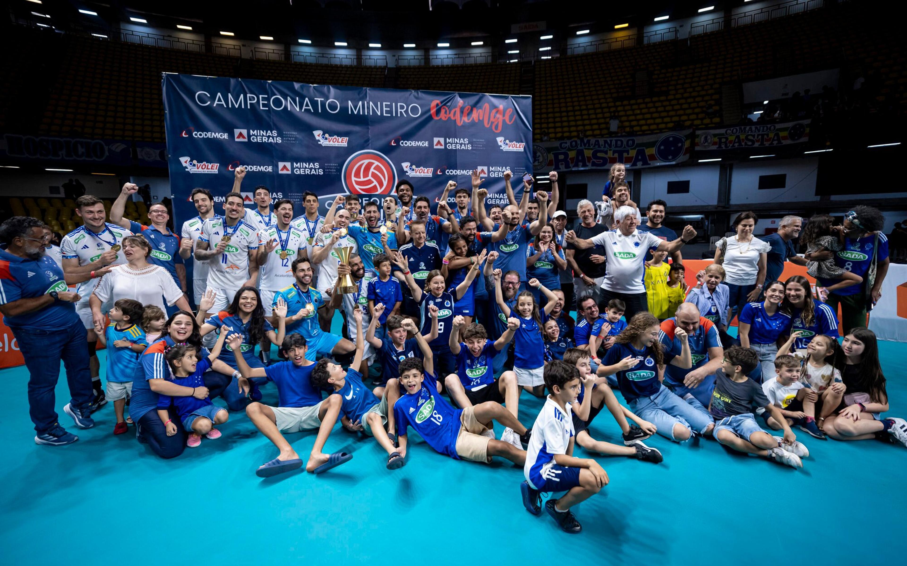 Sada Cruzeiro mantém hegemonia e conquista 16º Campeonato Mineiro