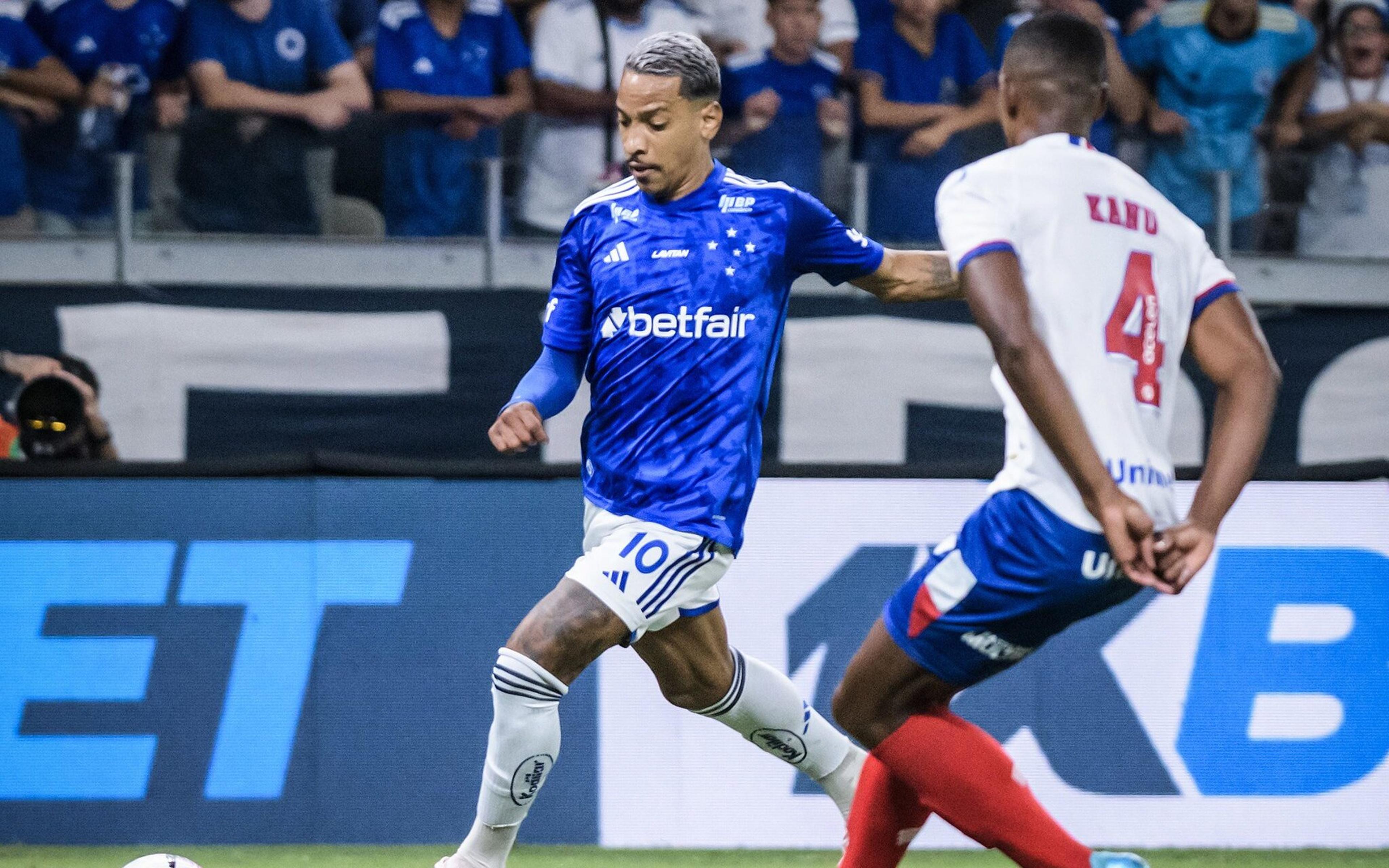 Matheus Pereira, do Cruzeiro, lidera assistências no Brasileirão