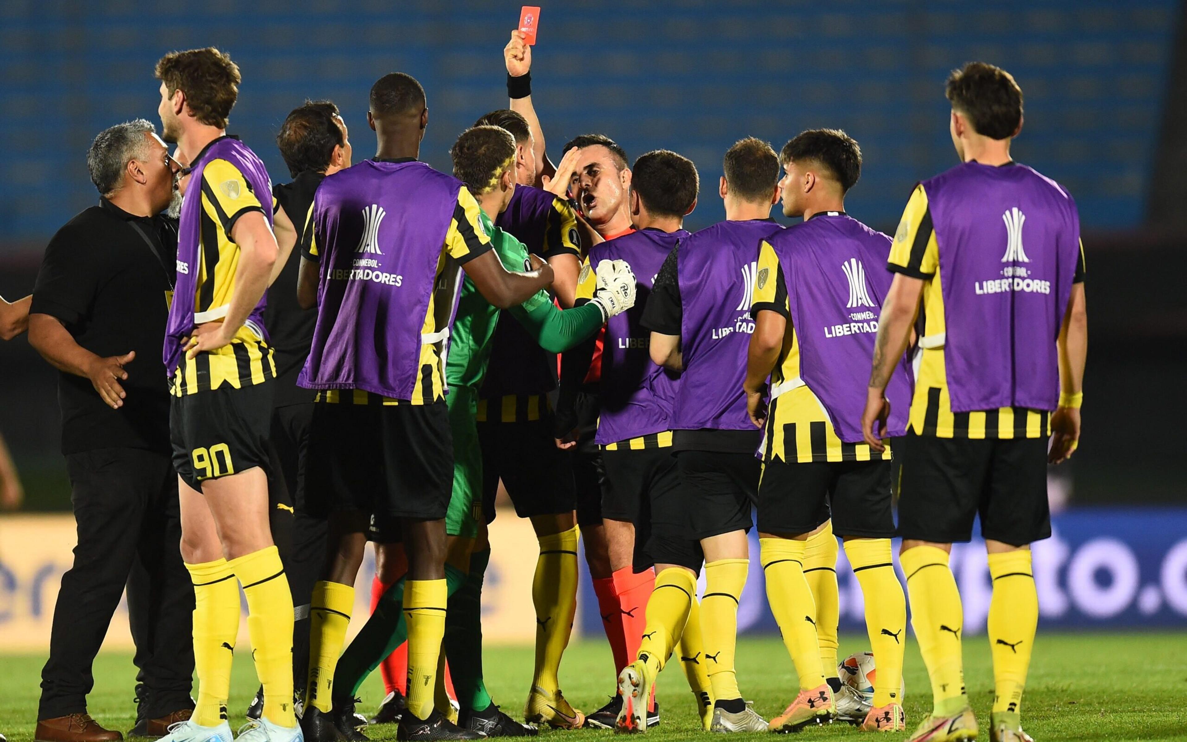 Torcedores agradecem ao goleiro Aguerre por expulsão em Peñarol x Botafogo: ‘Ídolo’