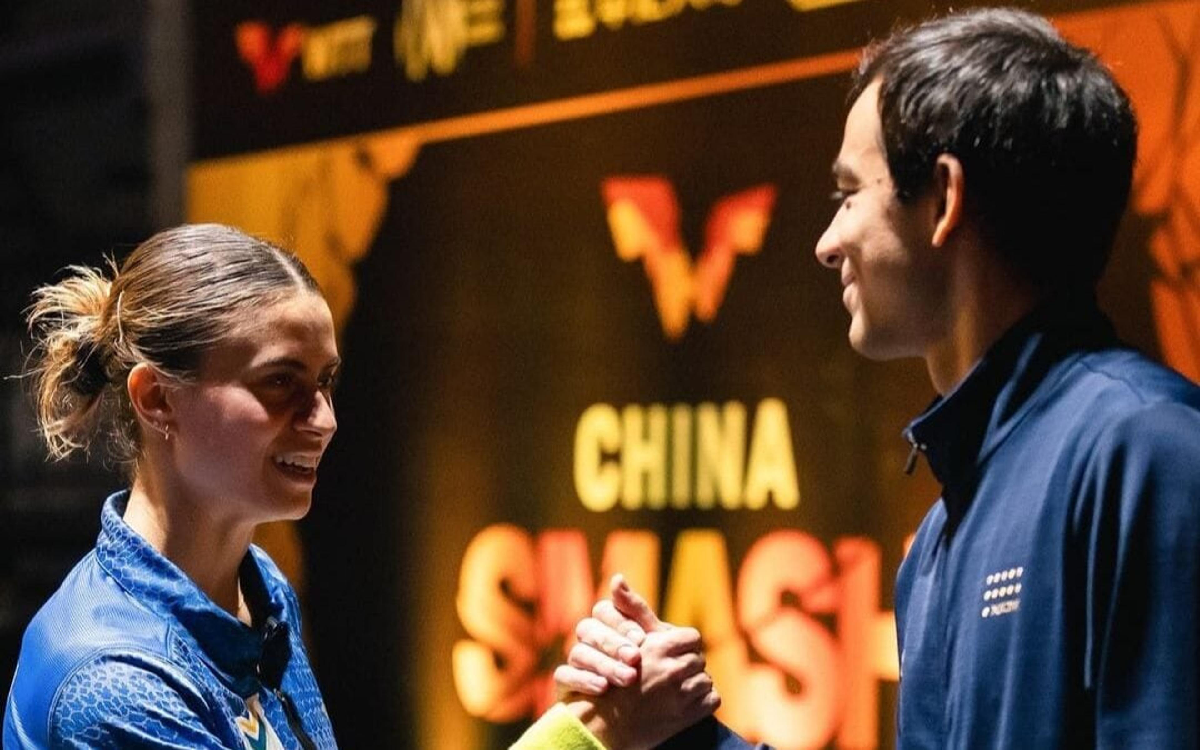 Hugo Calderano e Bruna Takahashi brilham e avançam no WTT China Smash