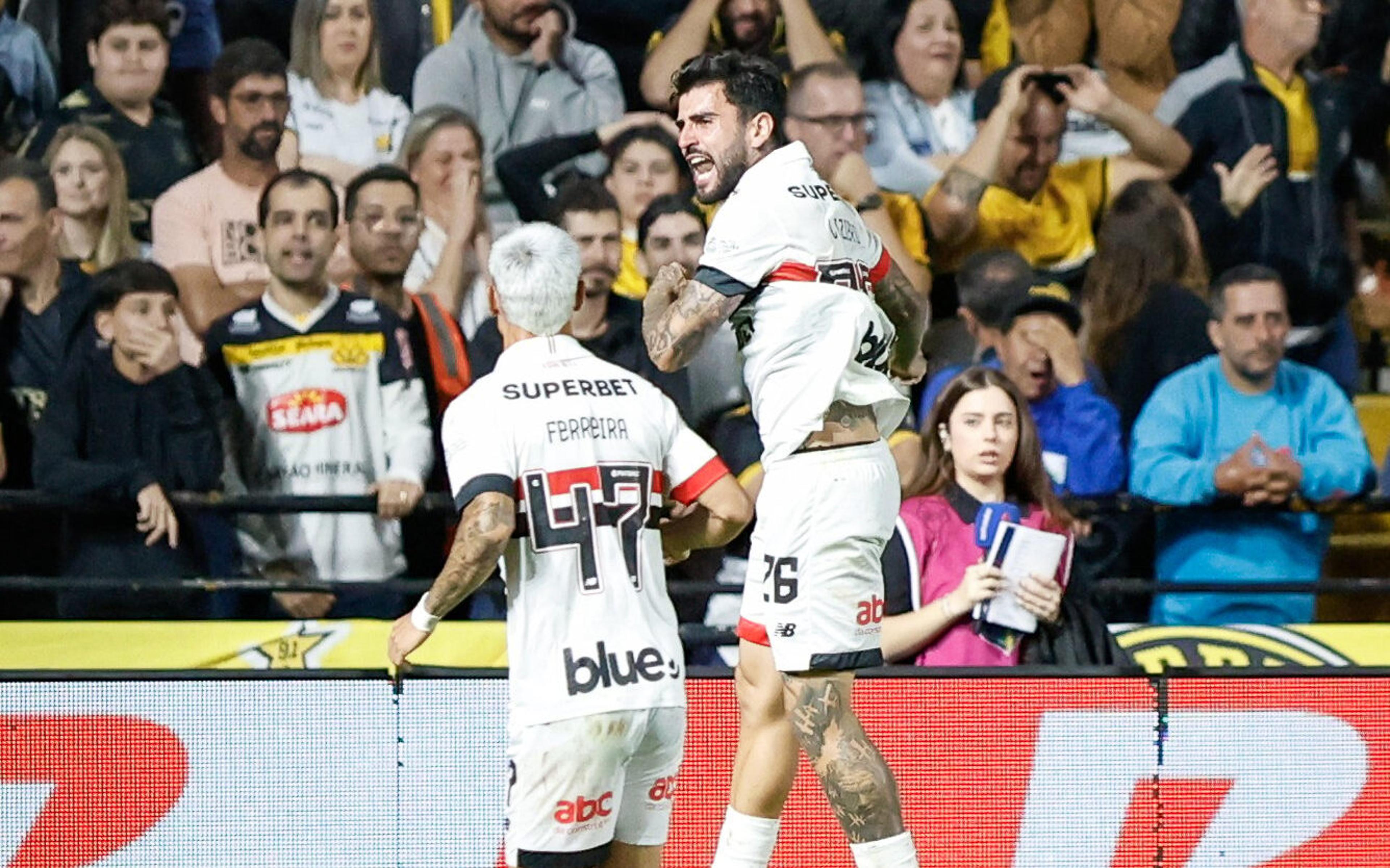 Com golaço contra o Criciúma, Liziero encerra jejum de 3 anos com a camisa do São Paulo