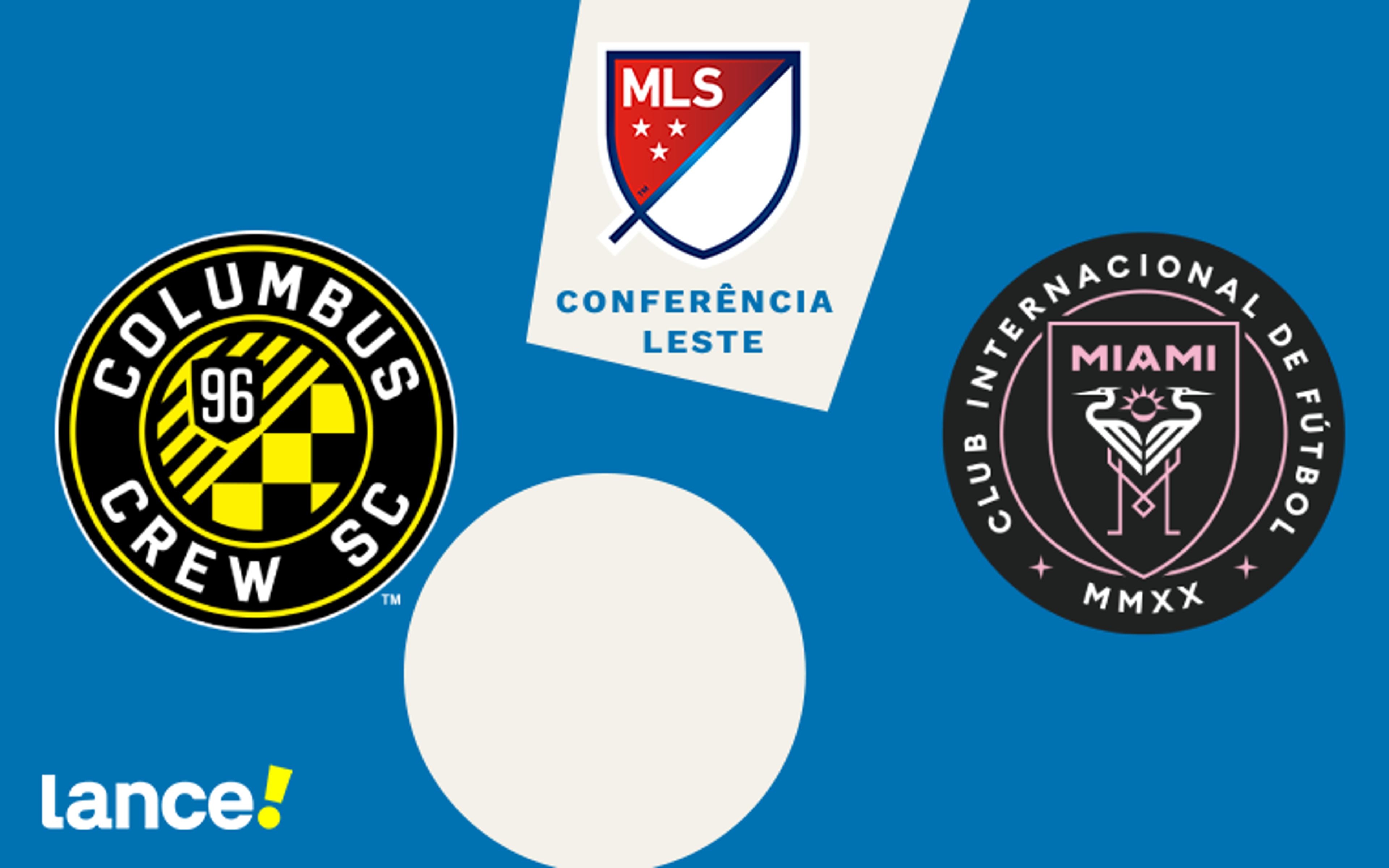 Columbus Crew x Inter Miami: onde assistir, horário e prováveis escalações