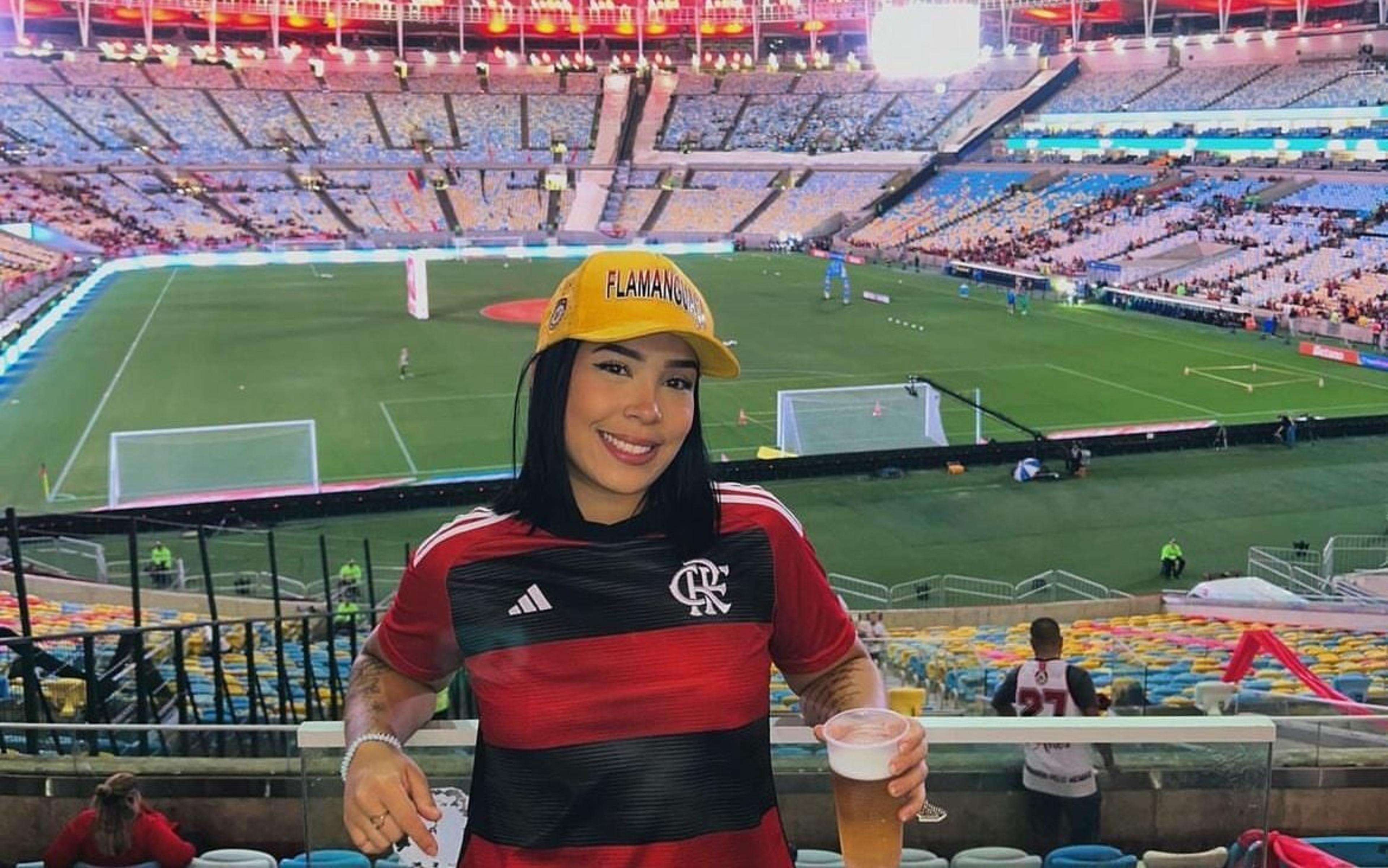 Mulher em banheira com Matheus Gonçalves é membro de organizada do Flamengo