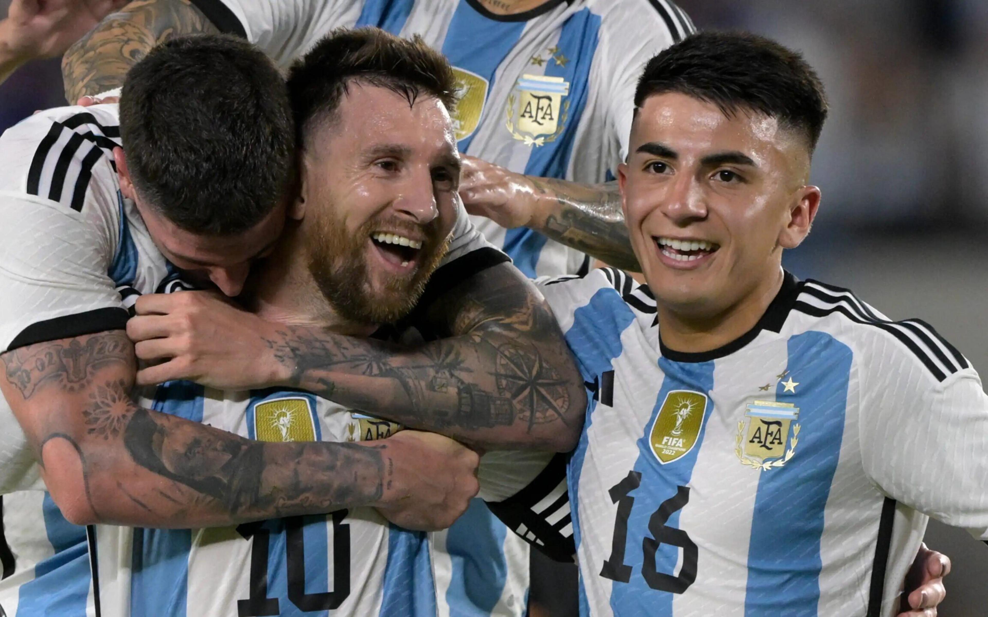 Argentina é convocada com Almada, do Botafogo, e retorno de Messi; veja lista