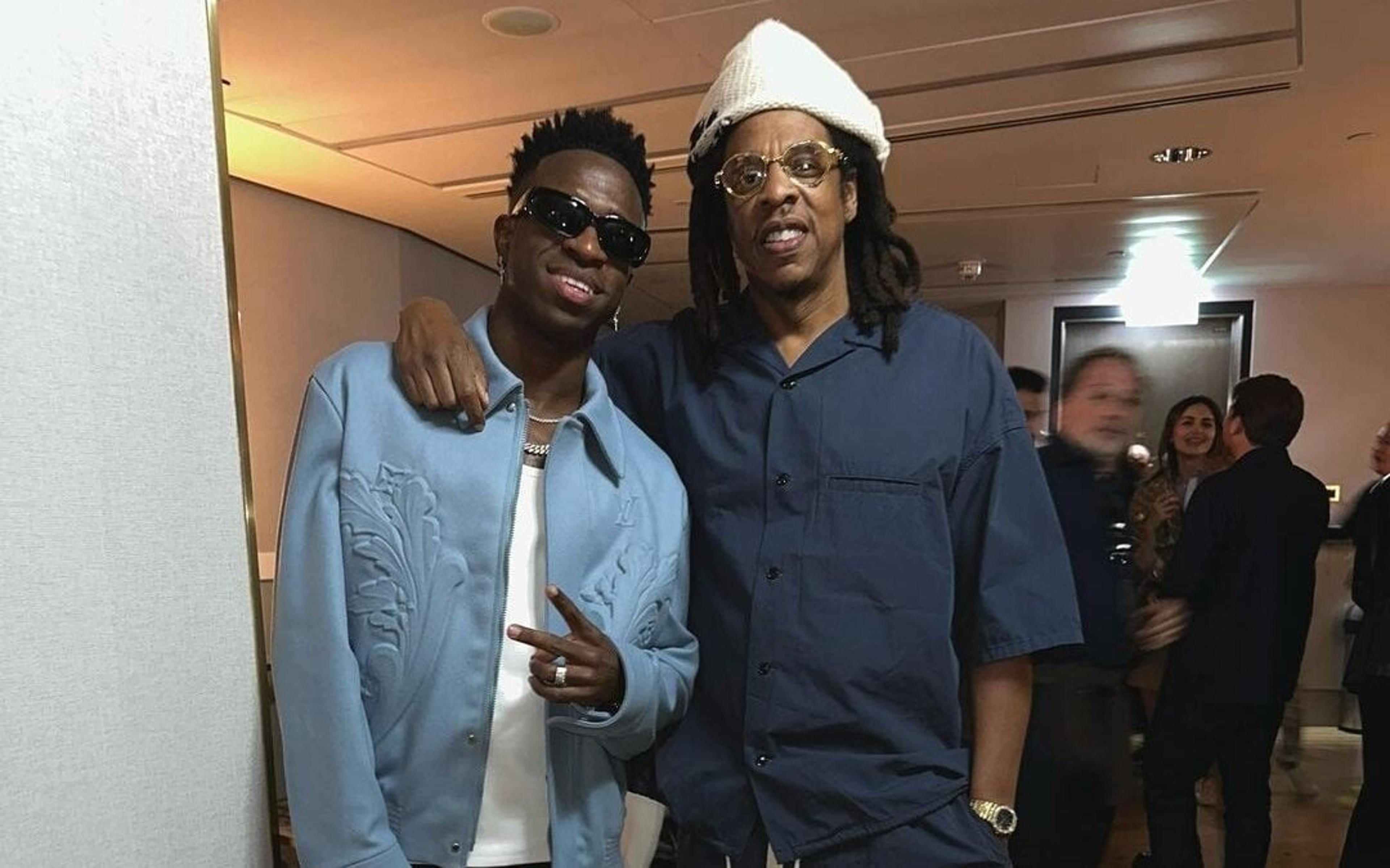 Amigos? Entenda a relação de Vinicius Jr com o rapper Jay-Z