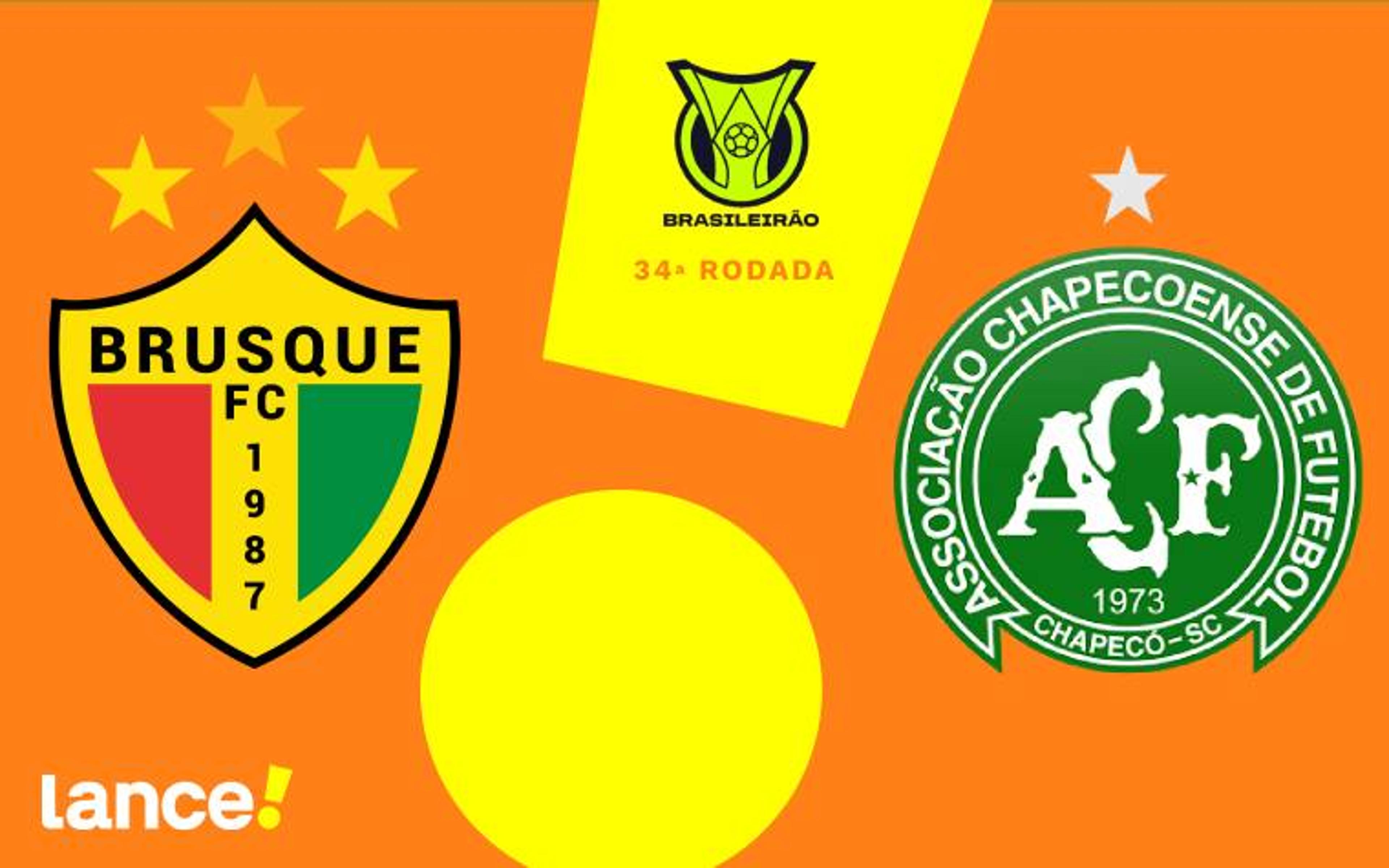 Brusque x Chapecoense: onde assistir, horário e escalações do jogo pela Série B