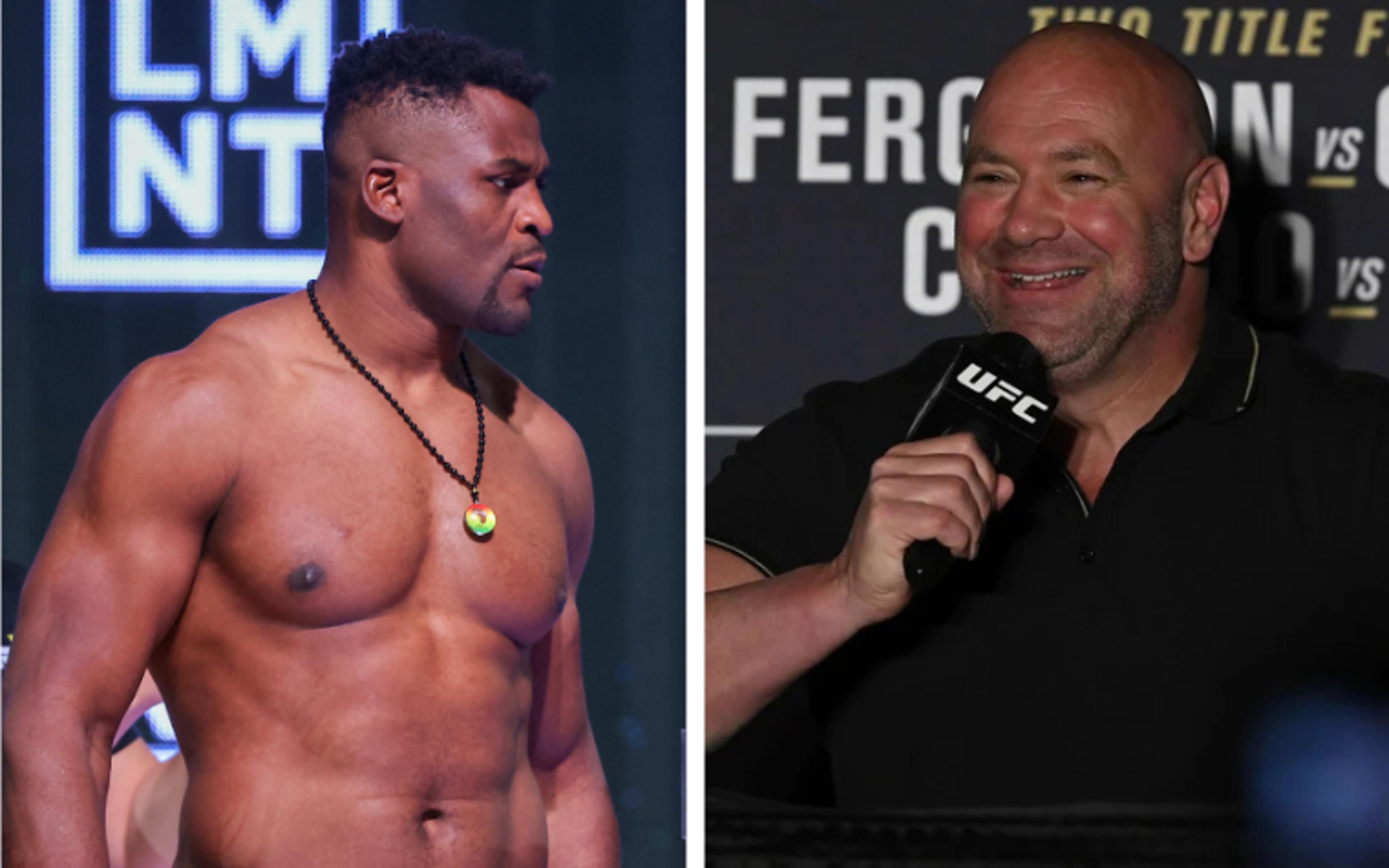 Demissão? Mais dinheiro? Ngannou e Dana White trocam farpas sobre saída do lutador do UFC