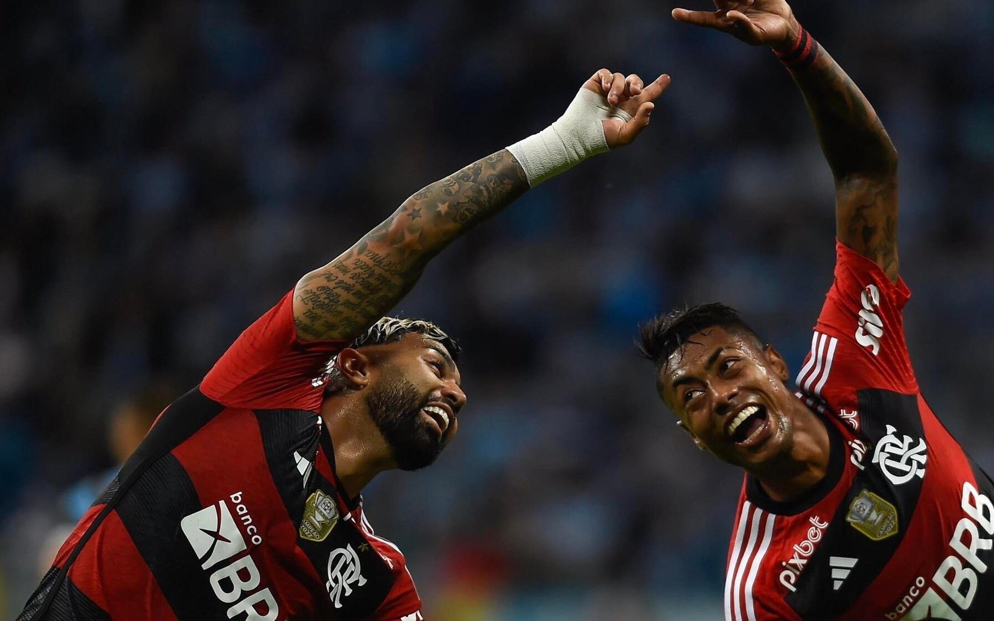 Dupla Gabigol e Bruno Henrique ostenta ótimo retrospecto contra o Corinthians