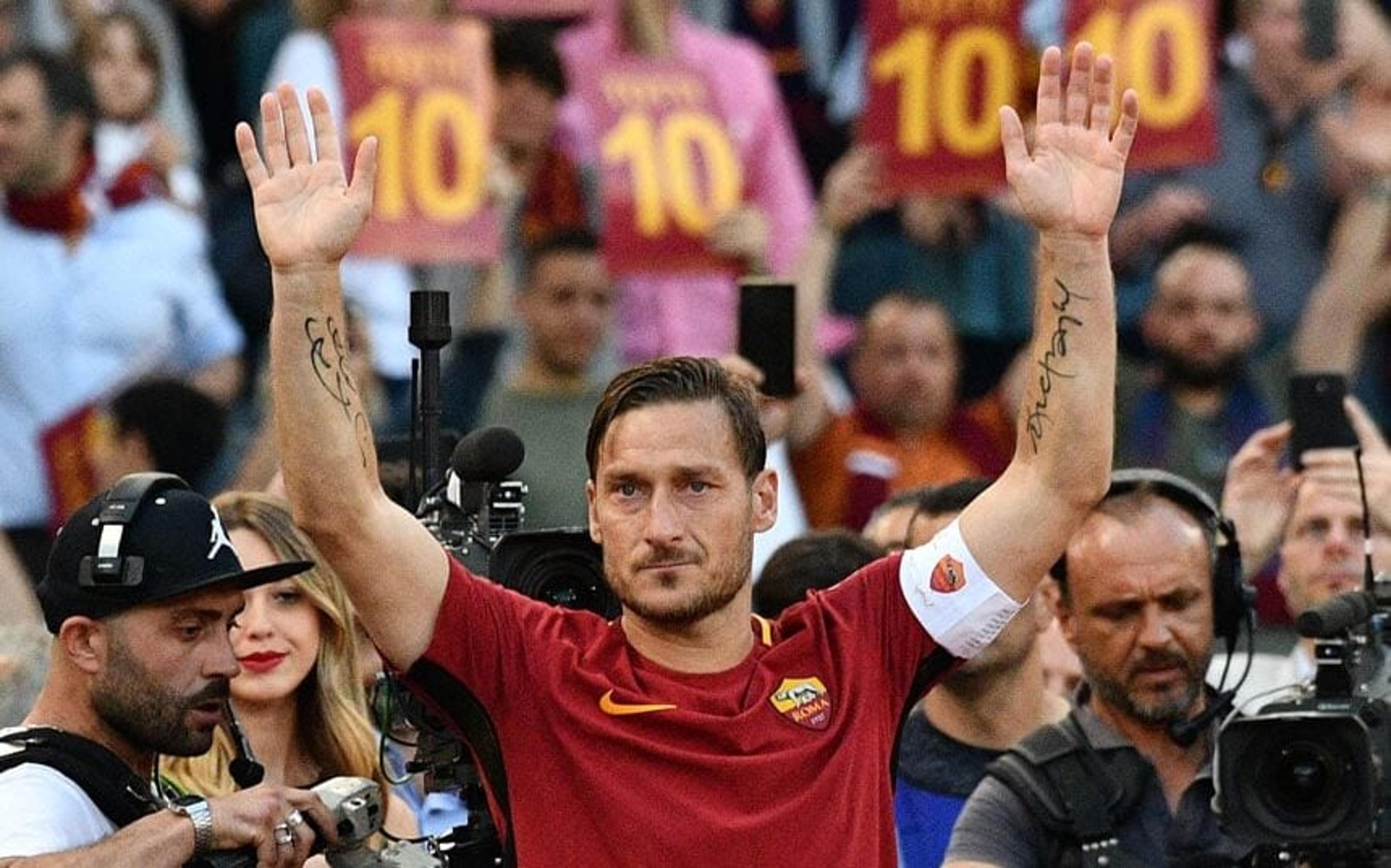 Lenda da Roma, Totti cogita voltar a jogar futebol: ‘Nunca diga nunca’