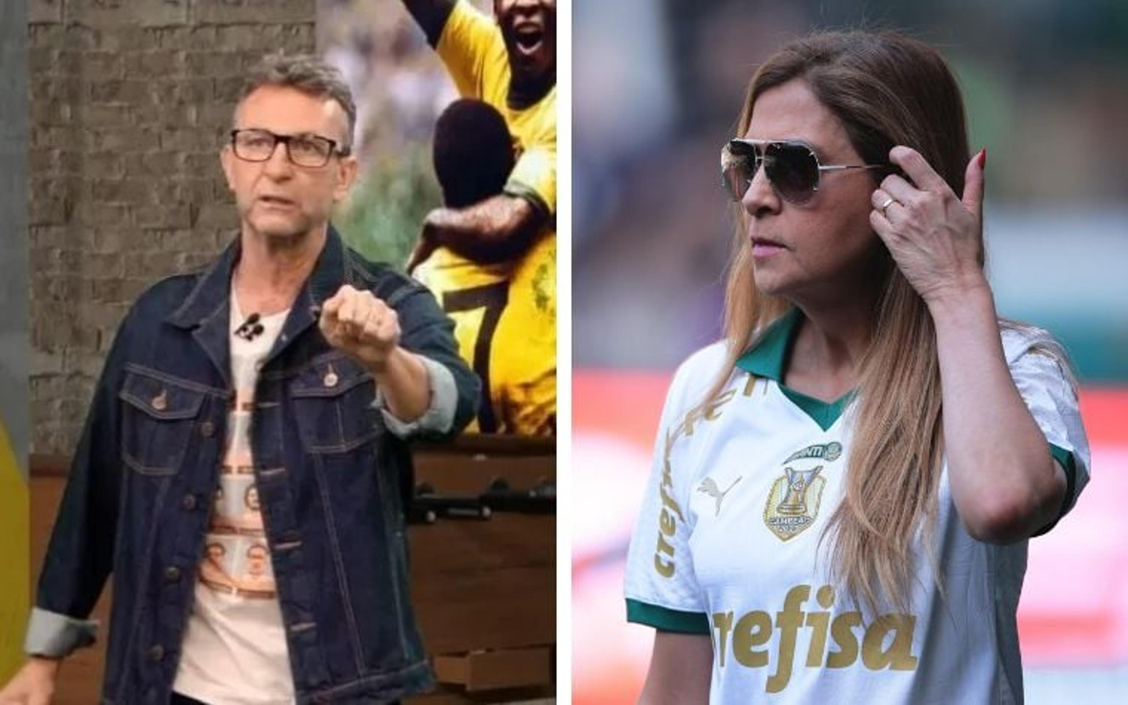 Craque Neto manda recado a Leila Pereira por declaração polêmica sobre Neymar