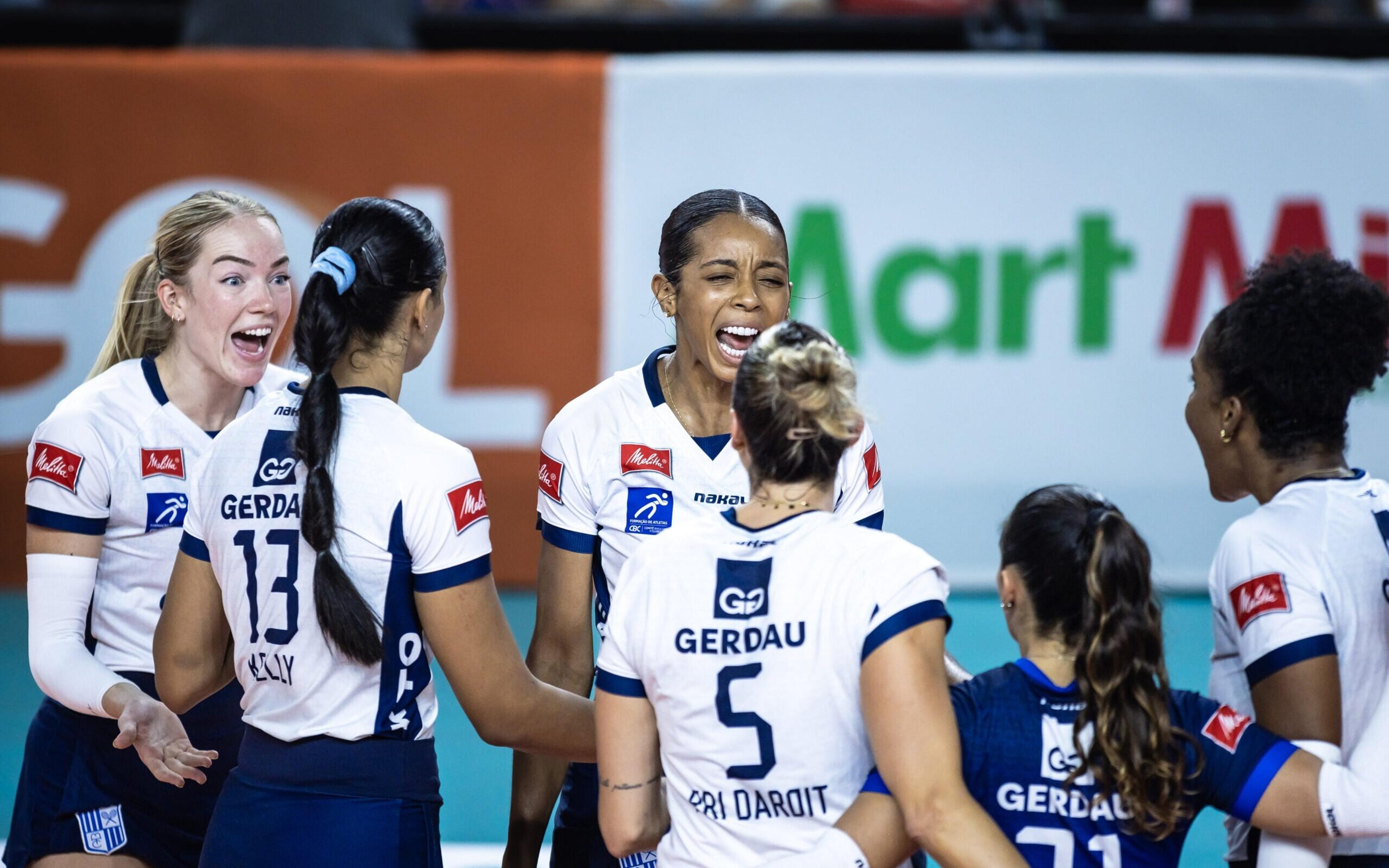 No tiebreak, Minas vence o Fluminense pela Superliga Feminina de Vôlei