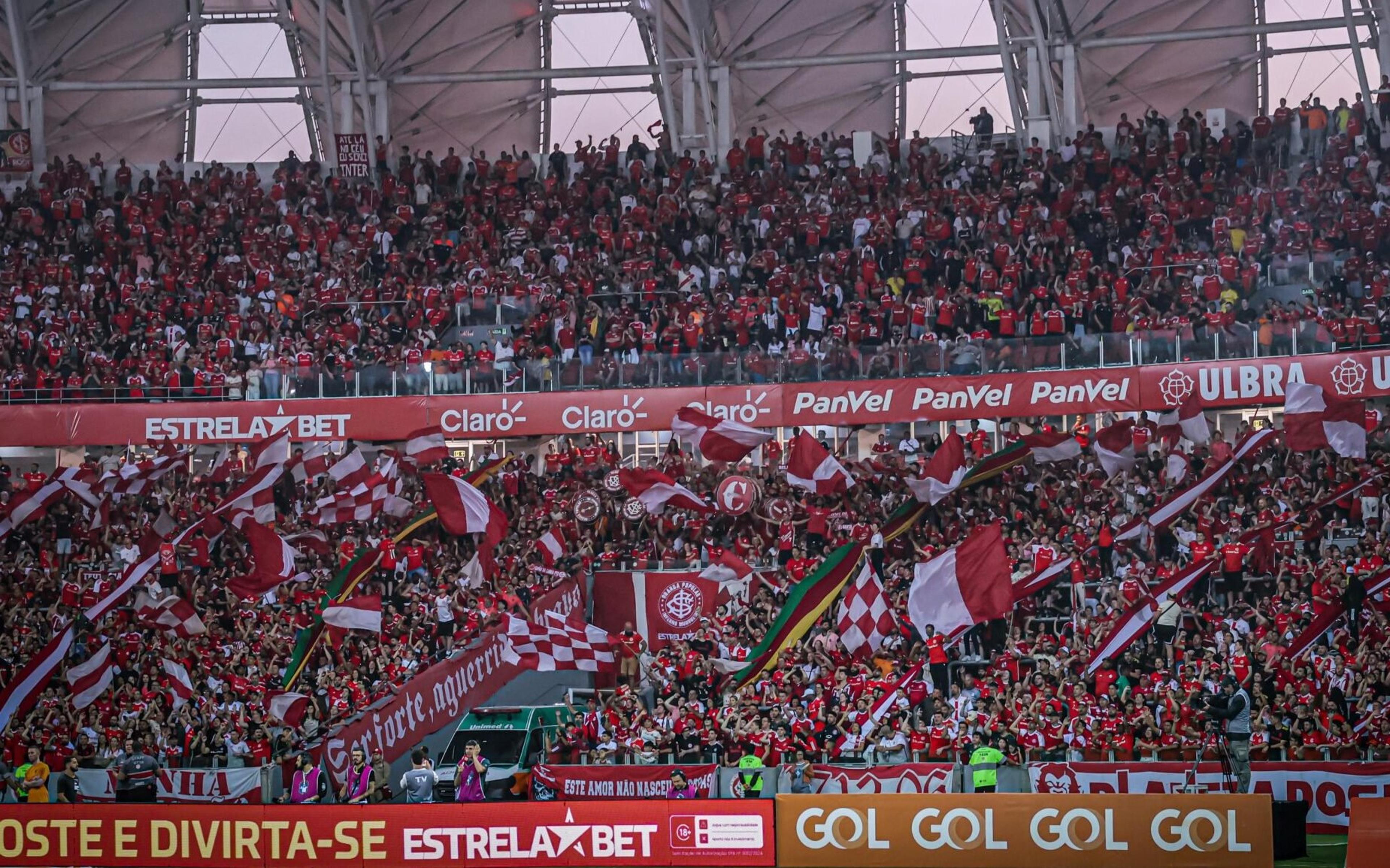 Torcida do Inter esgota ingressos para jogo contra Red Bull Bragantino