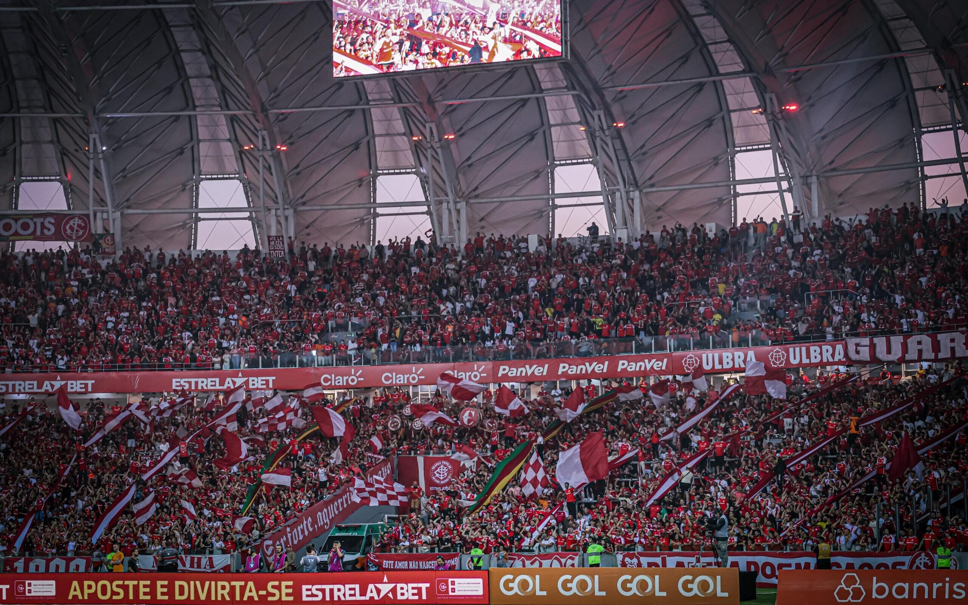 Inter projeta 30 mil torcedores contra o Fluminense no Beira-Rio