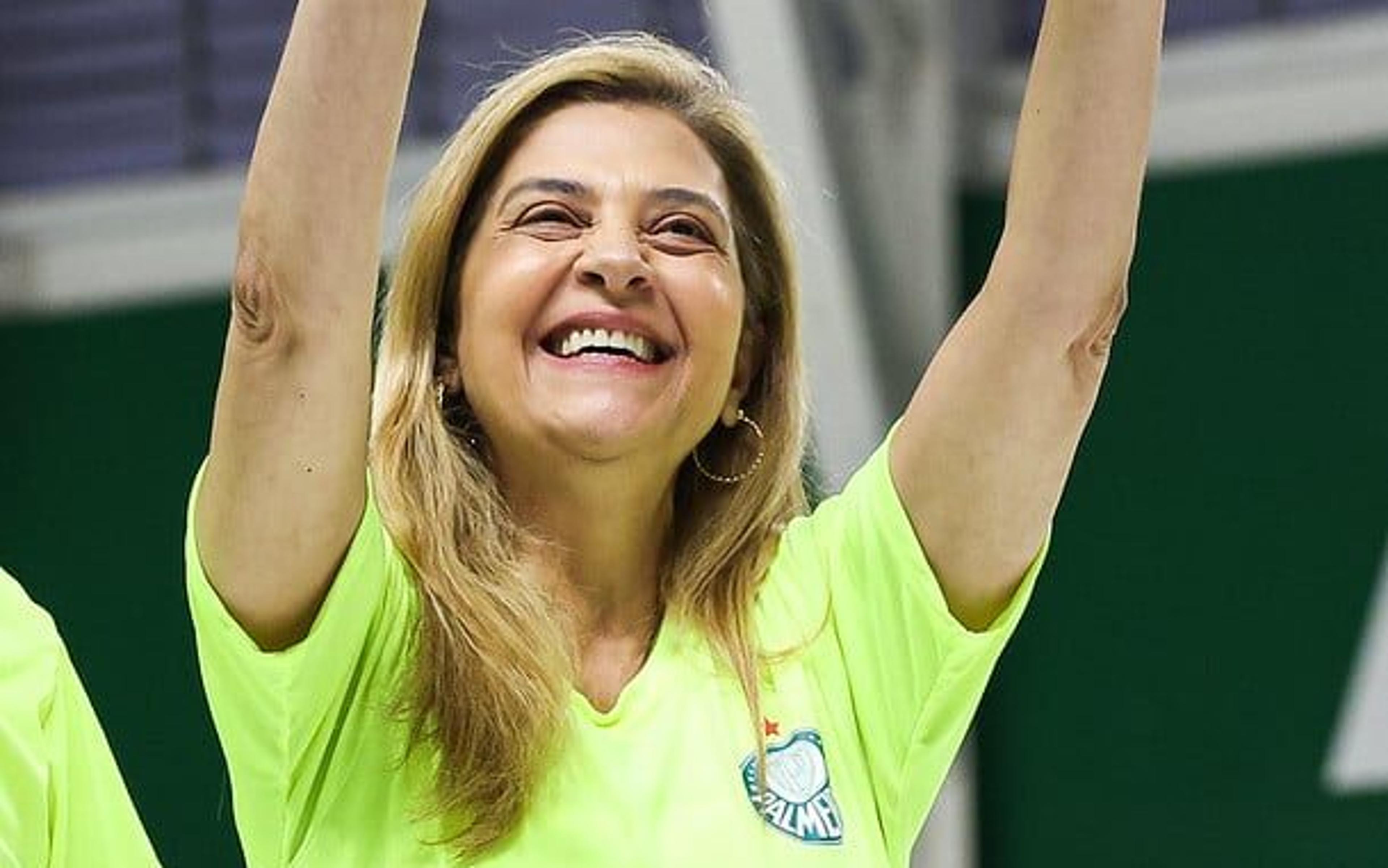 Leila dispara contra oposição após reeleição no Palmeiras: ‘Totalmente irrelevante’