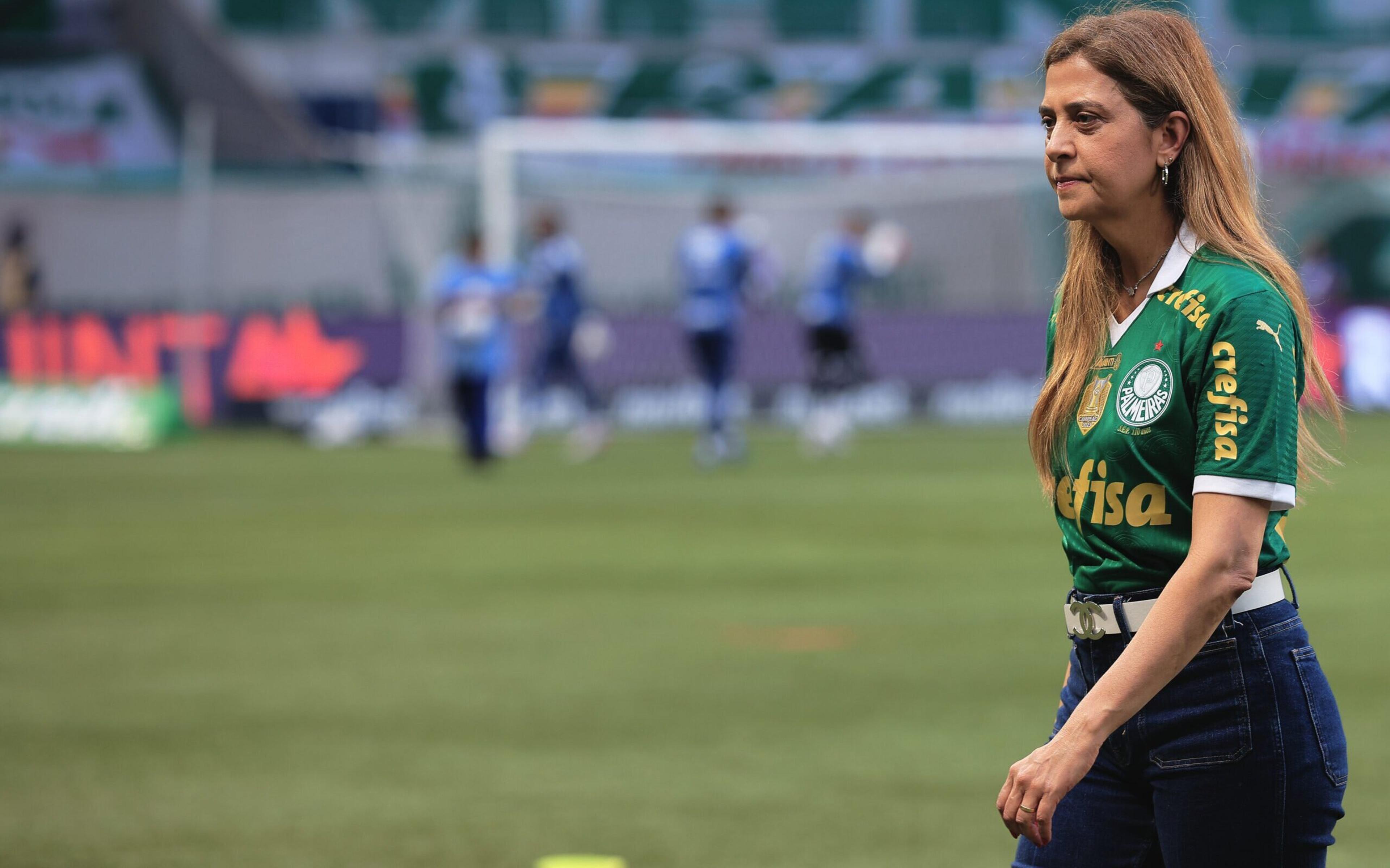 Leila manda recado para Textor antes de Palmeiras x Botafogo