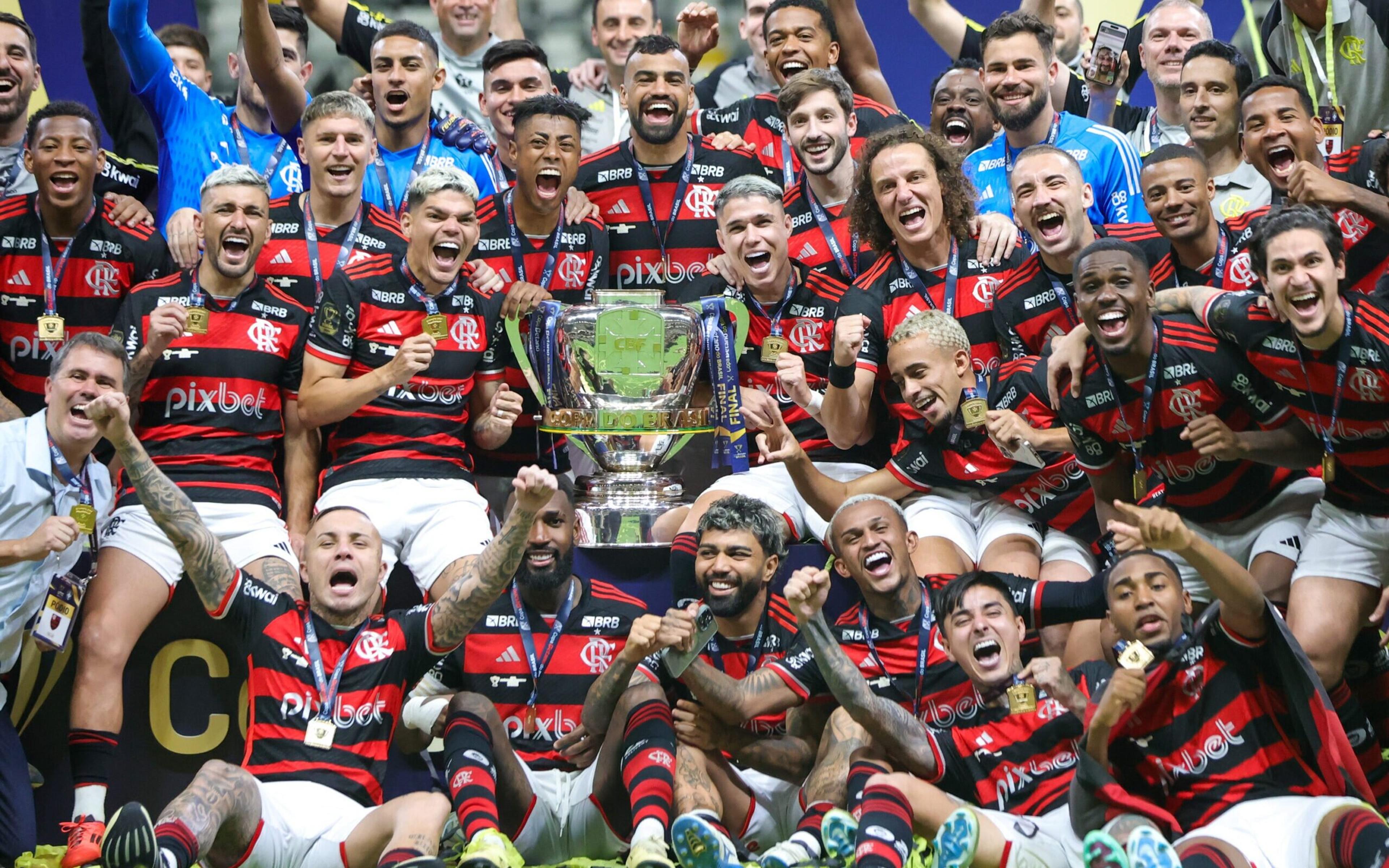 Título da Copa do Brasil garante duas classificações ao Flamengo para 2025