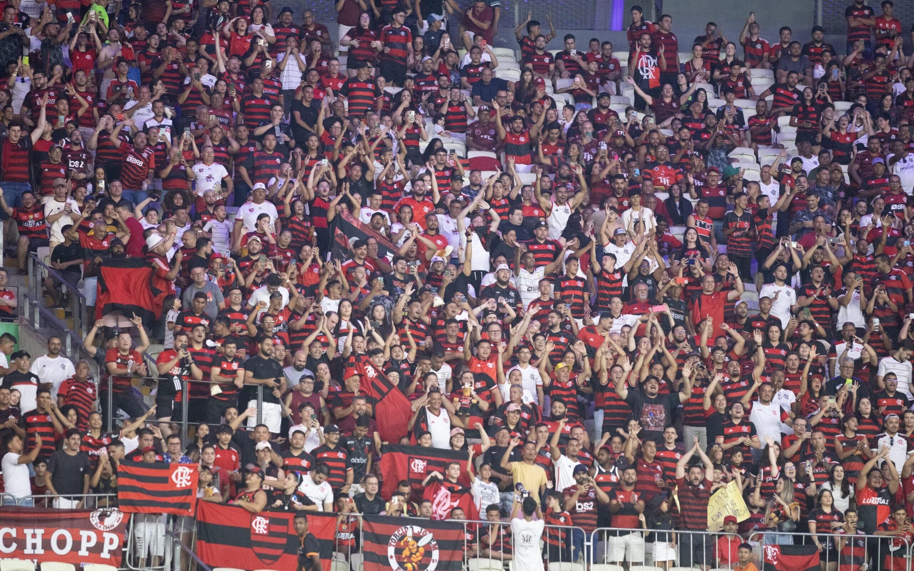 Partida entre Fortaleza e Flamengo atinge marca histórica; confira