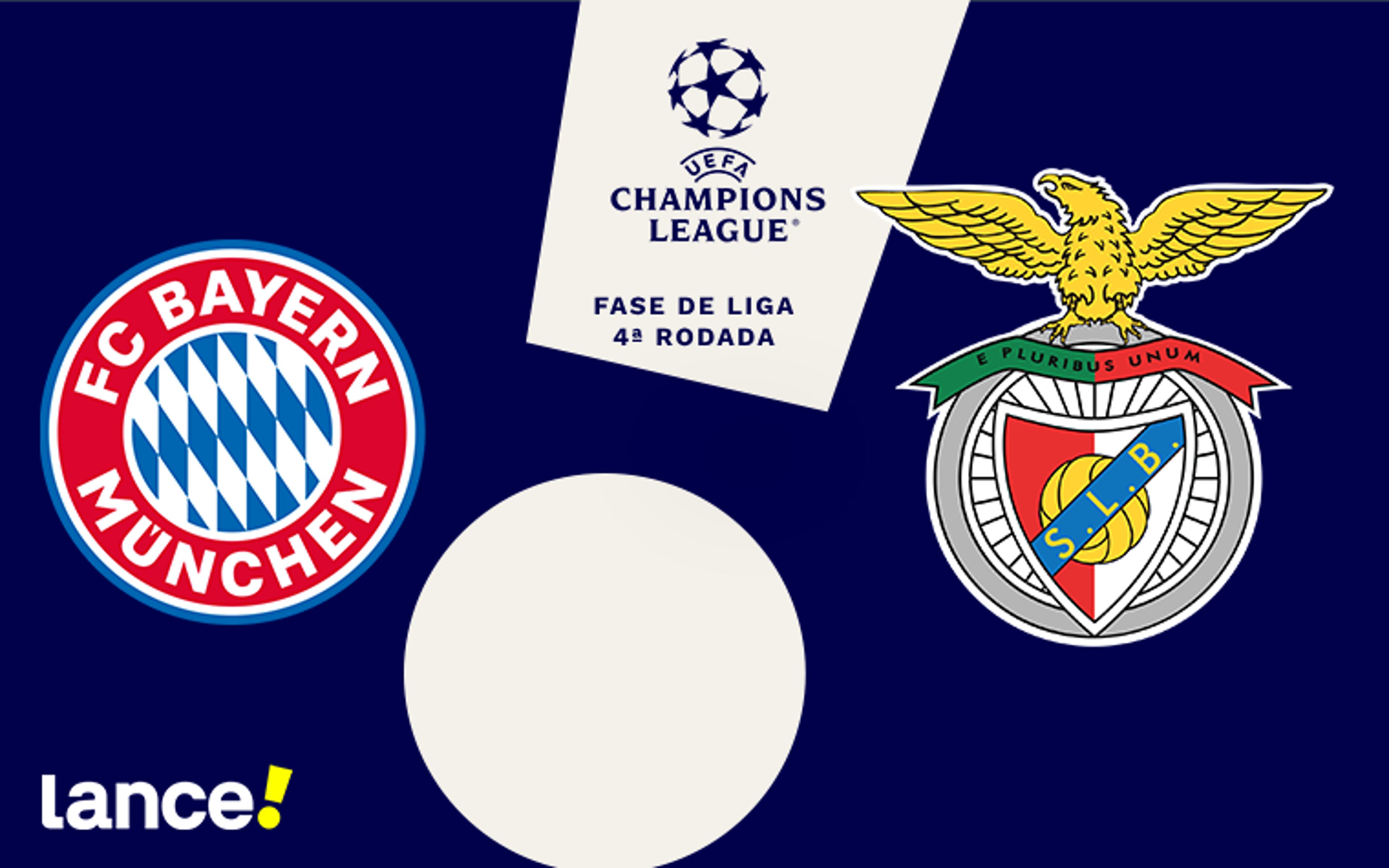 Bayern x Benfica: onde assistir ao vivo, horário e escalações do jogo pela Champions League