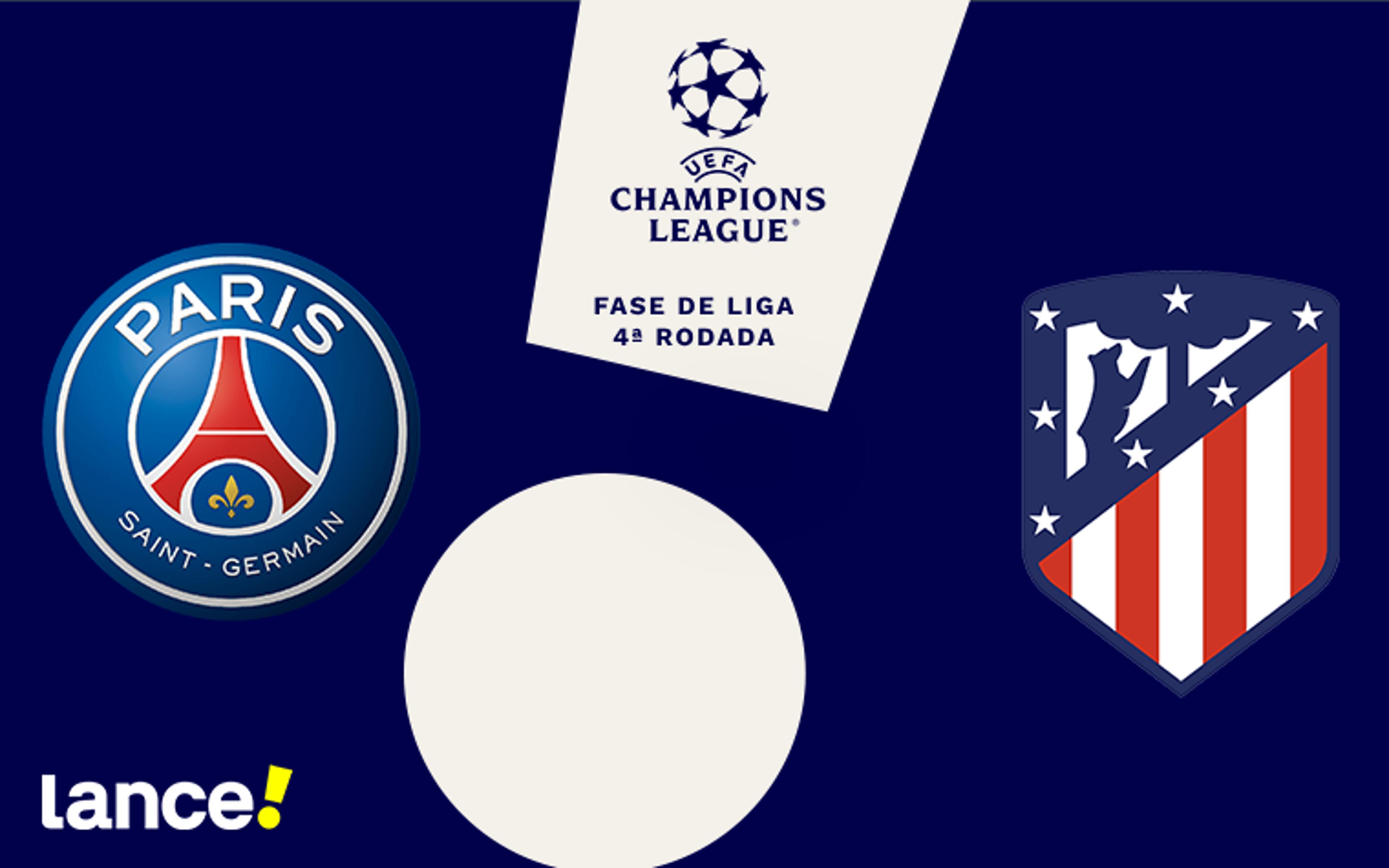 PSG x Atlético de Madrid: onde assistir ao vivo, horário e escalações do jogo pela Champions League