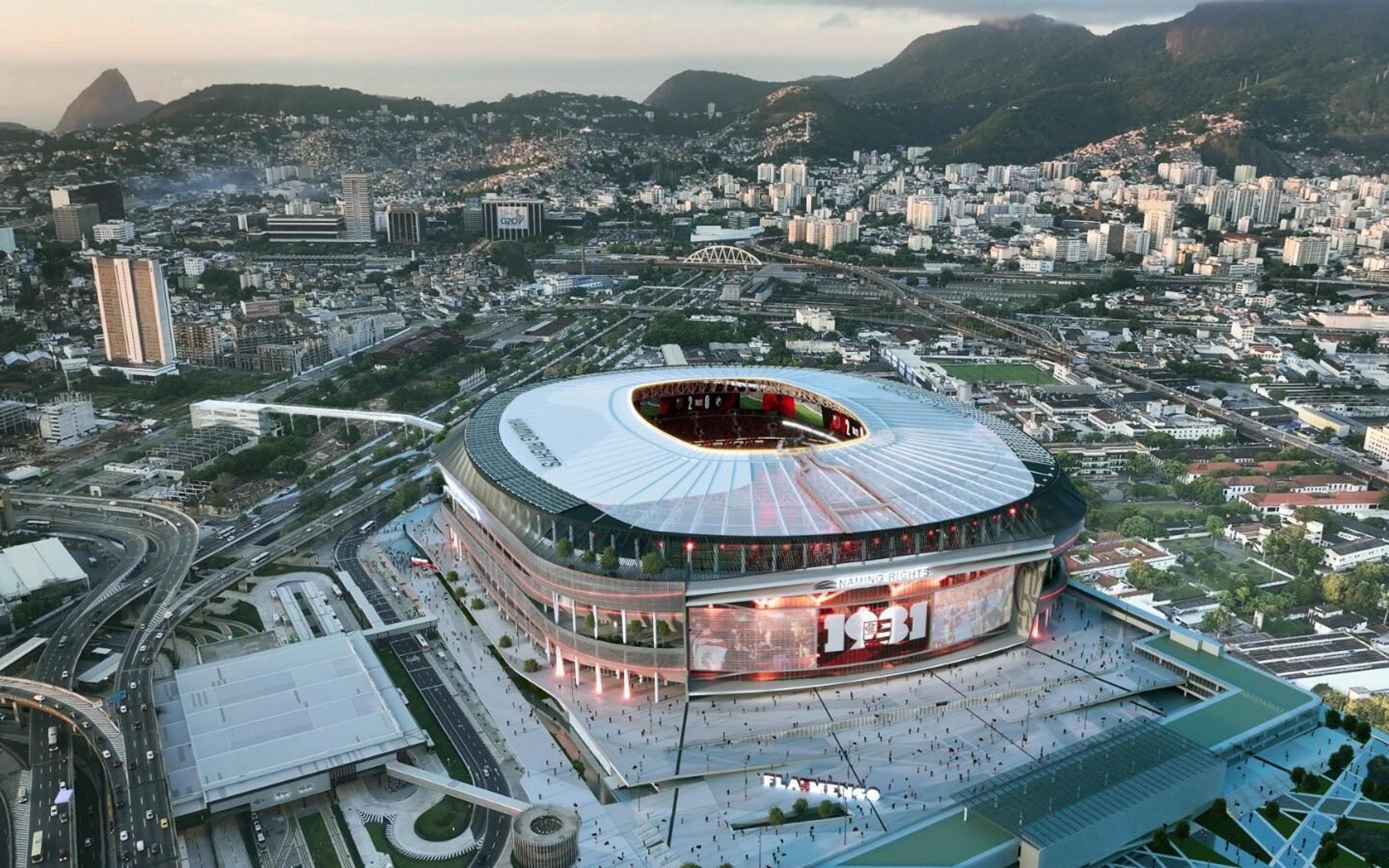 Novo estádio do Flamengo promete gerar mais do que o dobro da receita do Maracanã