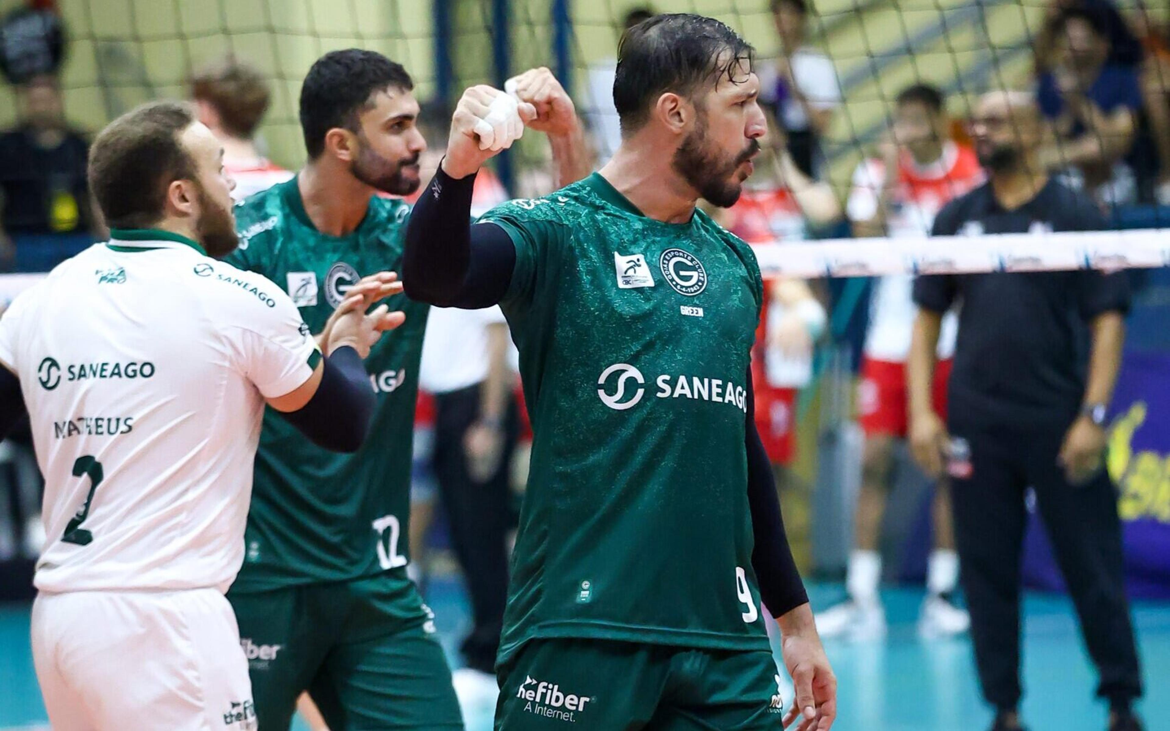 Em jogo equilibrado, Goiás vence Praia Clube pela Superliga Masculina de Vôlei