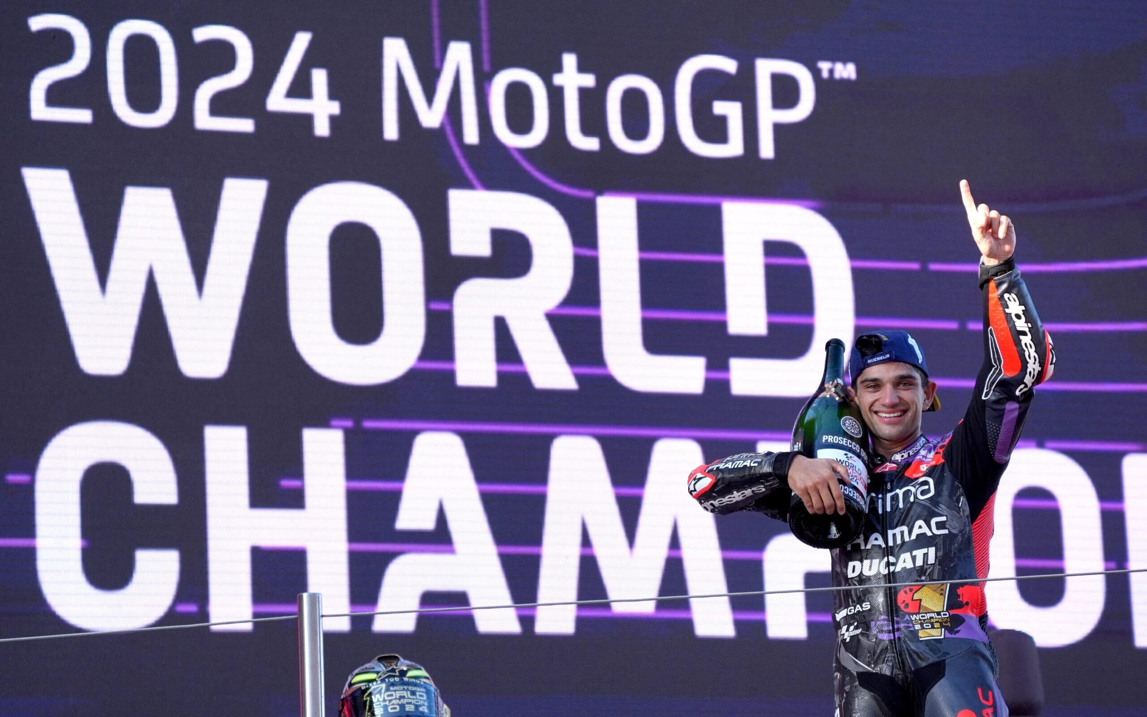 Martín é campeão da MotoGP com pódio no GP Solidário de Barcelona; Bagnaia vence