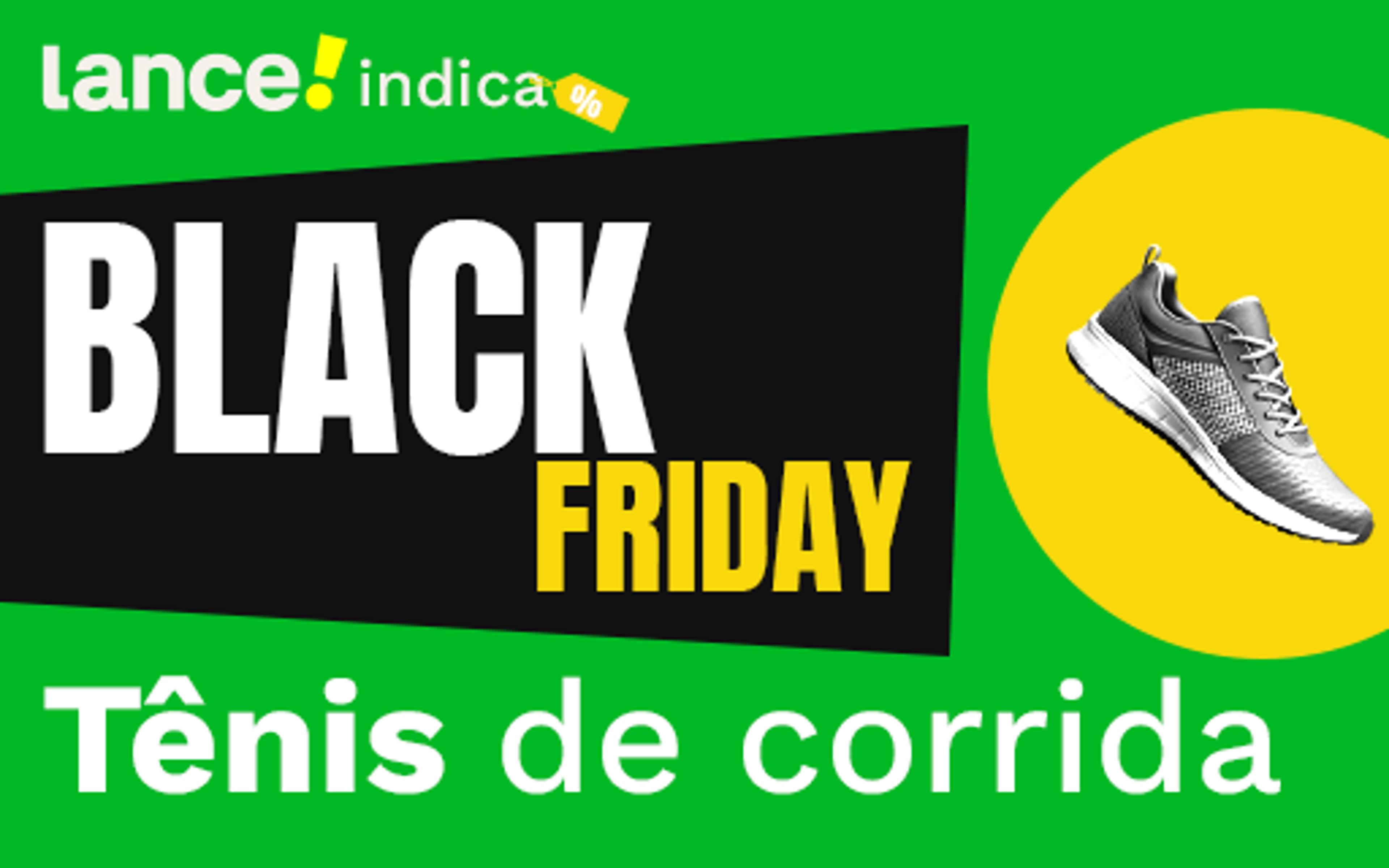 Tênis de corrida em promoção na Black Friday 2024