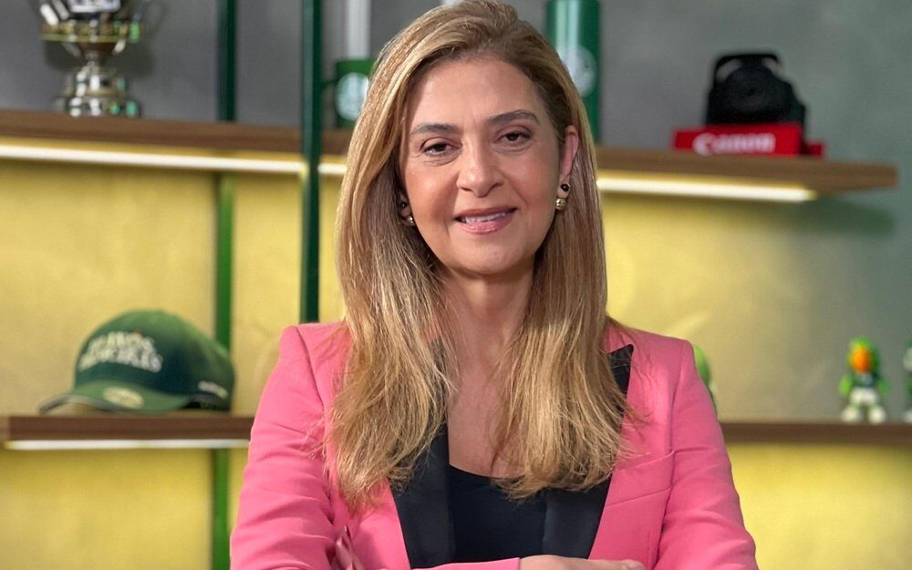 Leila Pereira é reeleita presidente do Palmeiras