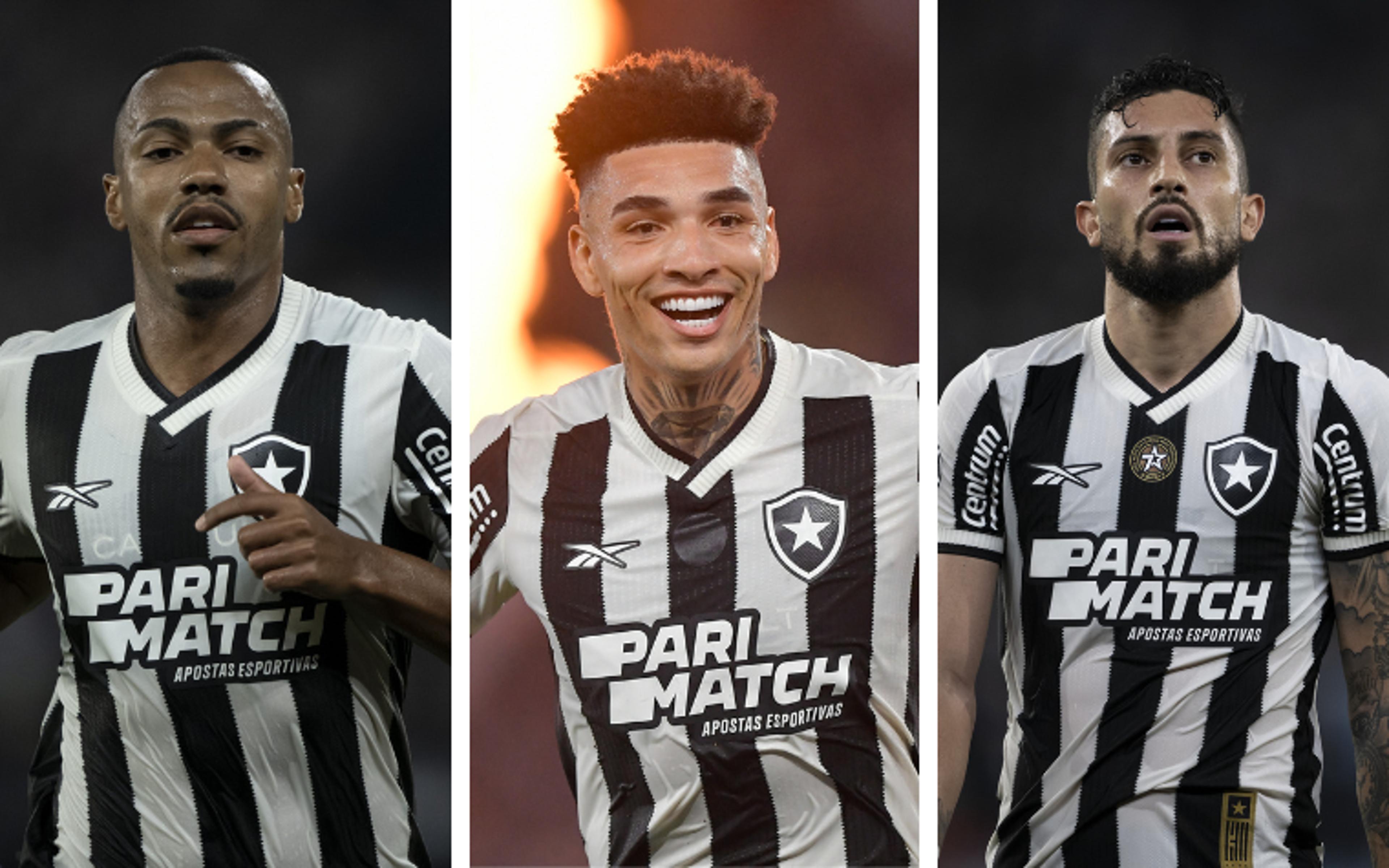 Entre titulares e reservas, Botafogo trouxe mais de dez jogadores de graça