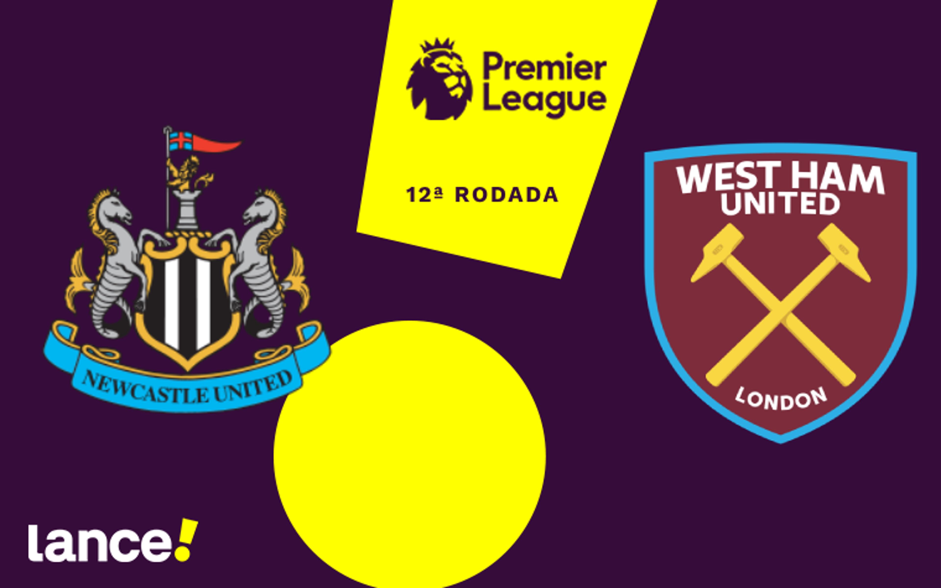 Newcastle x West Ham: onde assistir ao vivo, horário e escalações do jogo pela Premier League