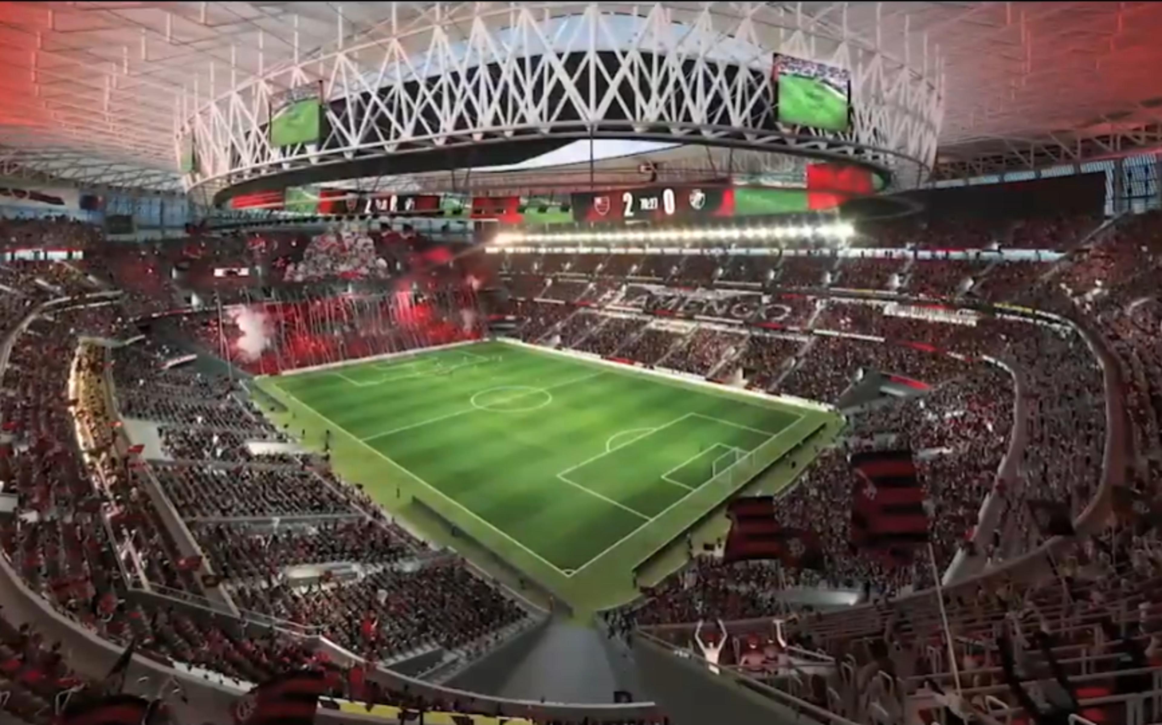 Estádio do Flamengo terá capacidade para 78 mil e se inspira em europeus; veja imagens