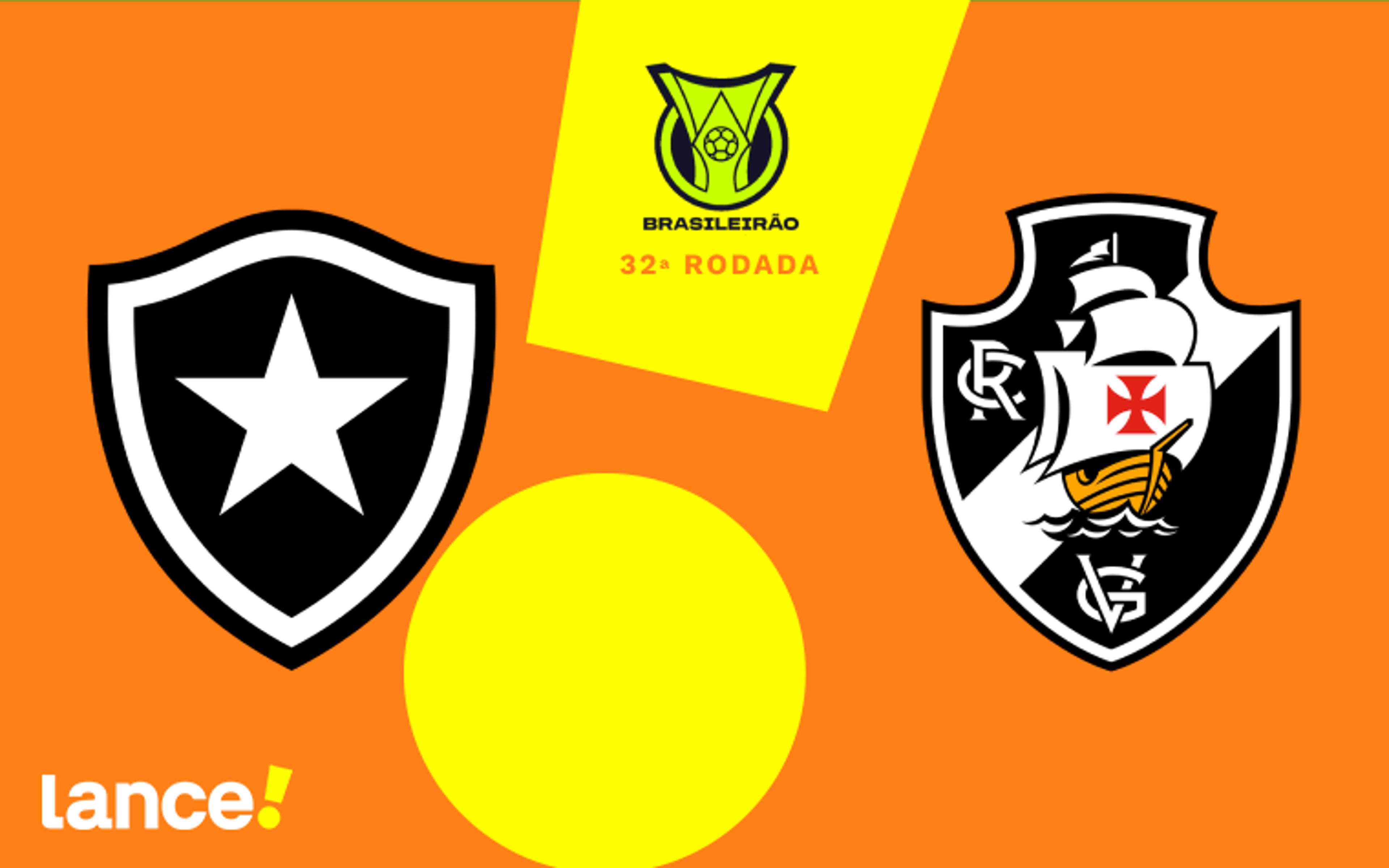 Botafogo x Vasco: onde assistir, horário e escalações do jogo do Brasileirão