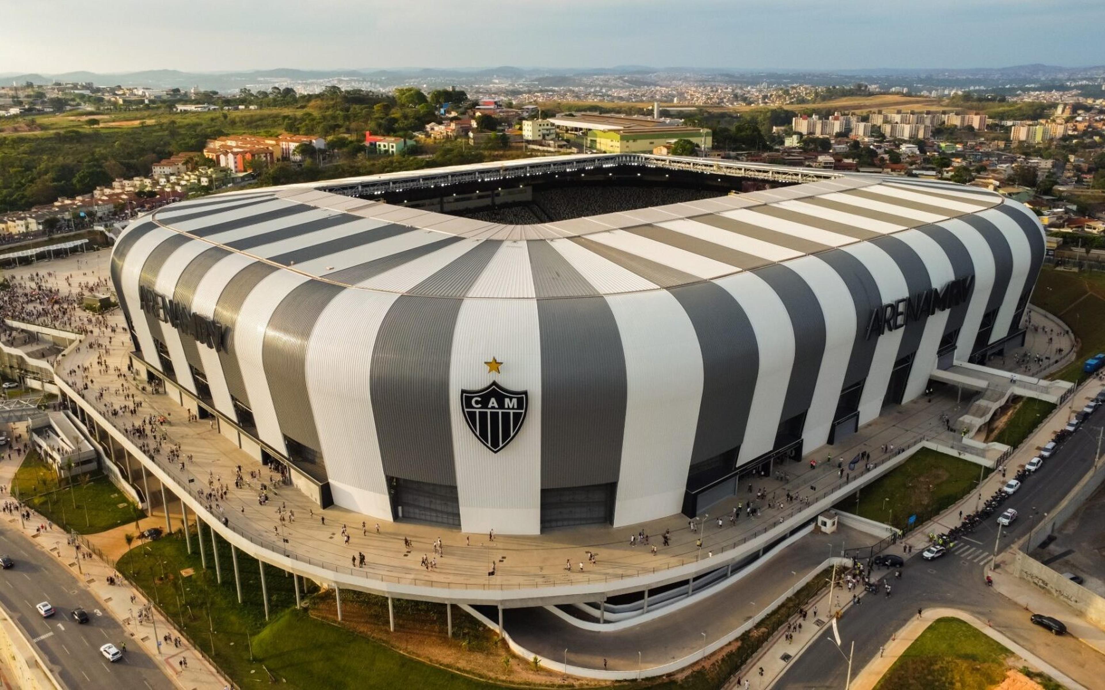 Flamengo tenta ser o primeiro campeão da Arena MRV, a casa do Atlético-MG