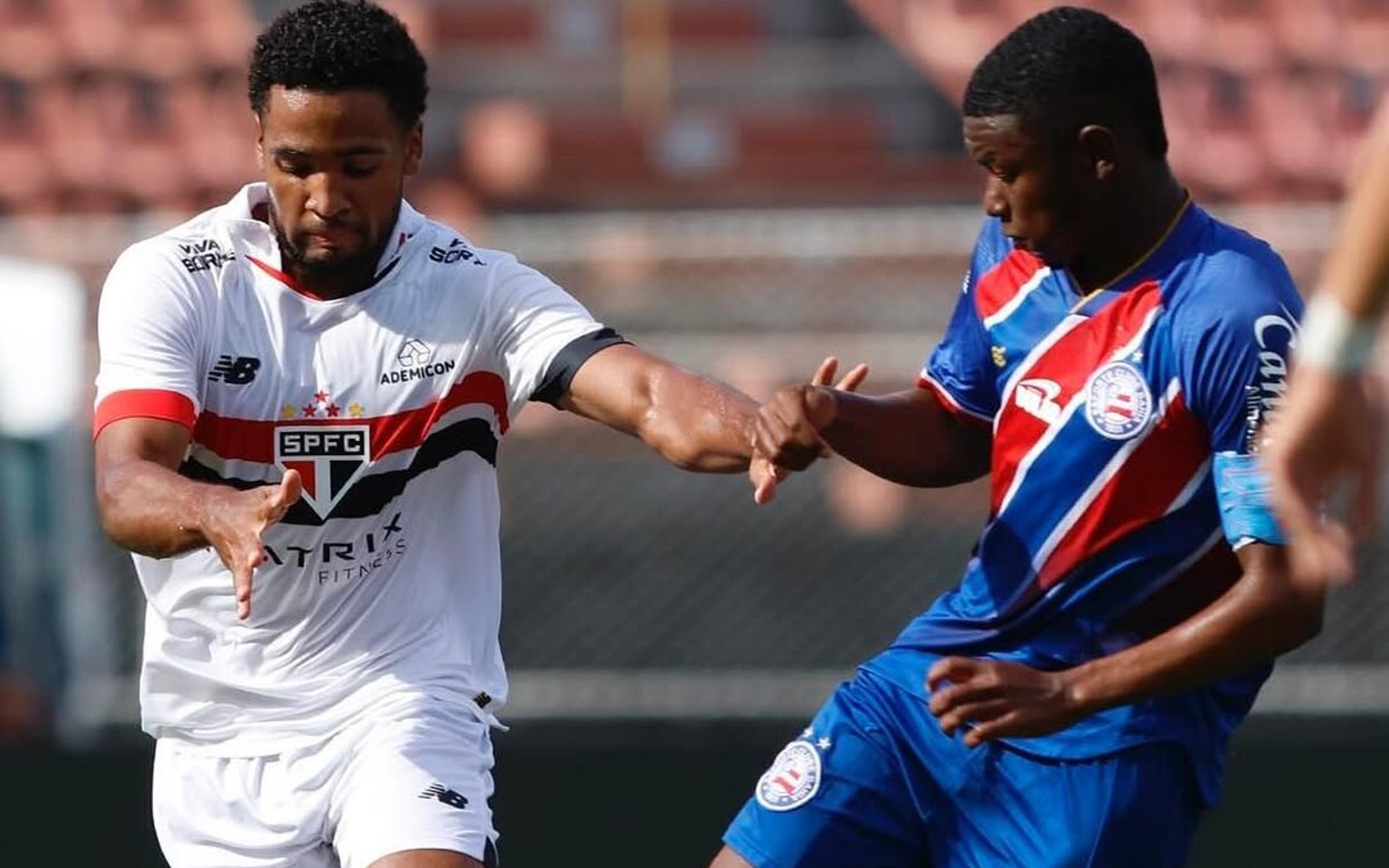 Bahia x São Paulo Sub-20: onde assistir, estatísticas e palpites