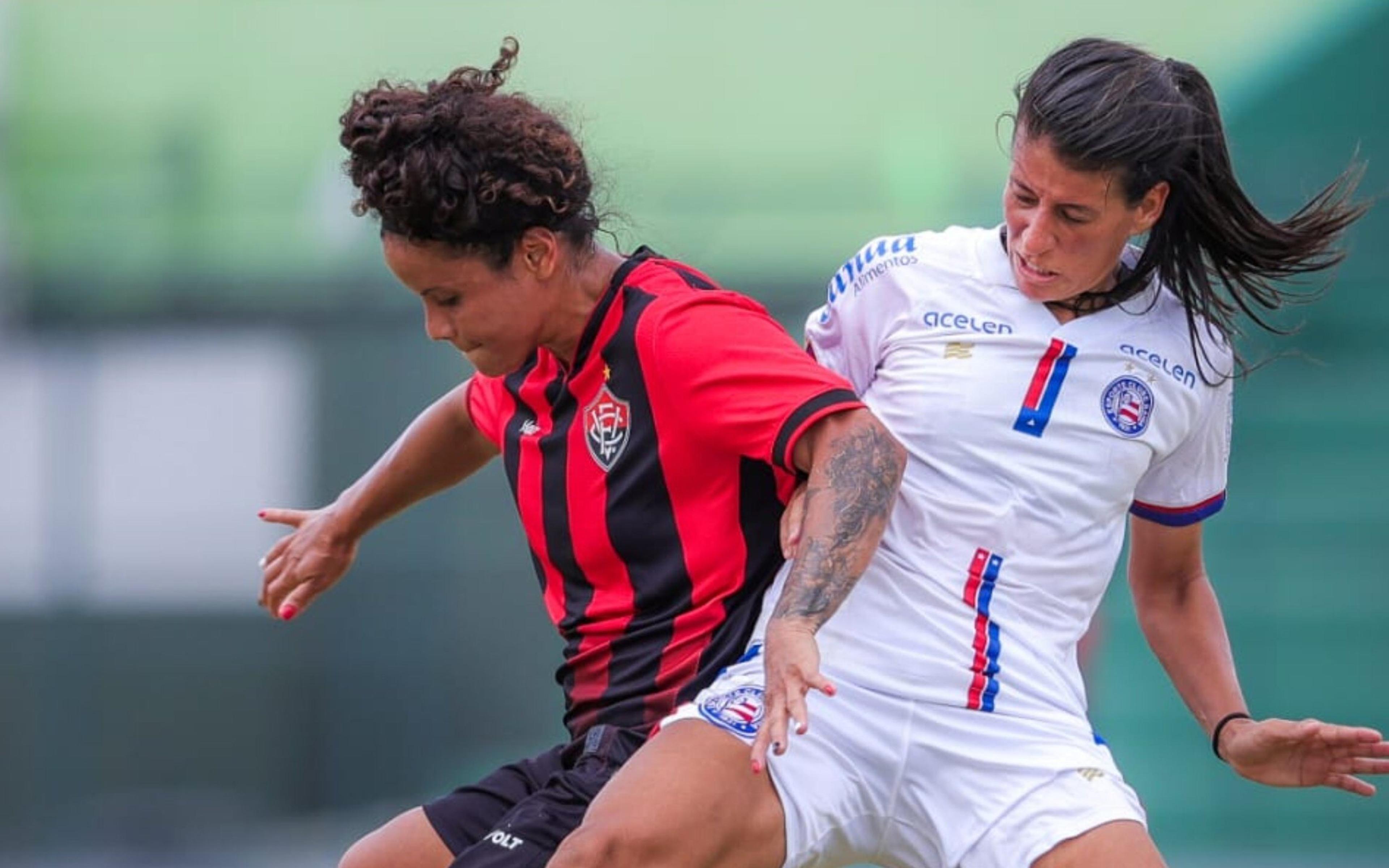 Bahia é preciso no ataque e vence o Vitória na ida da final no Baiano Feminino