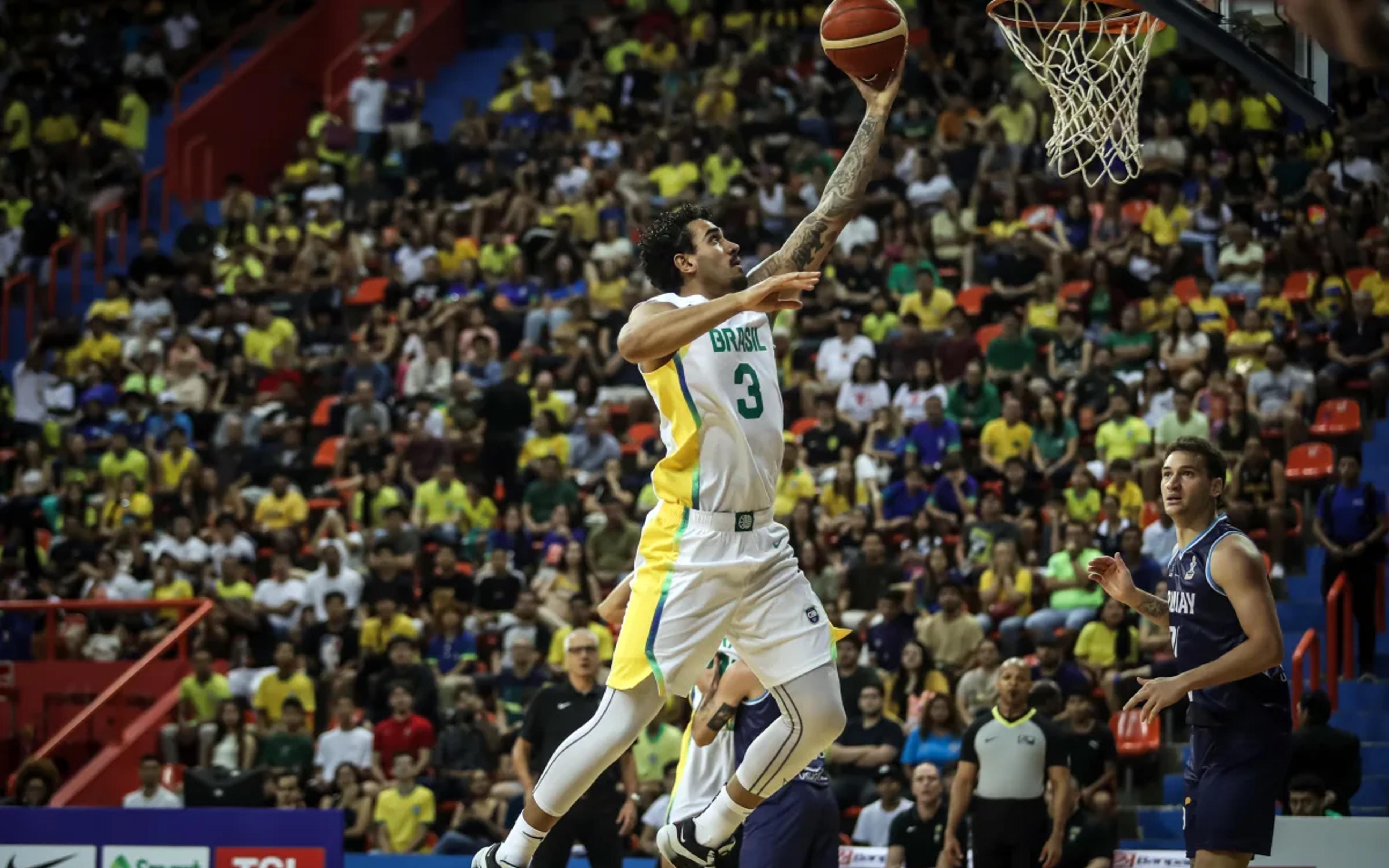 Em jogo apertado, Brasil vence Uruguai pelas Eliminatórias da AmeriCup