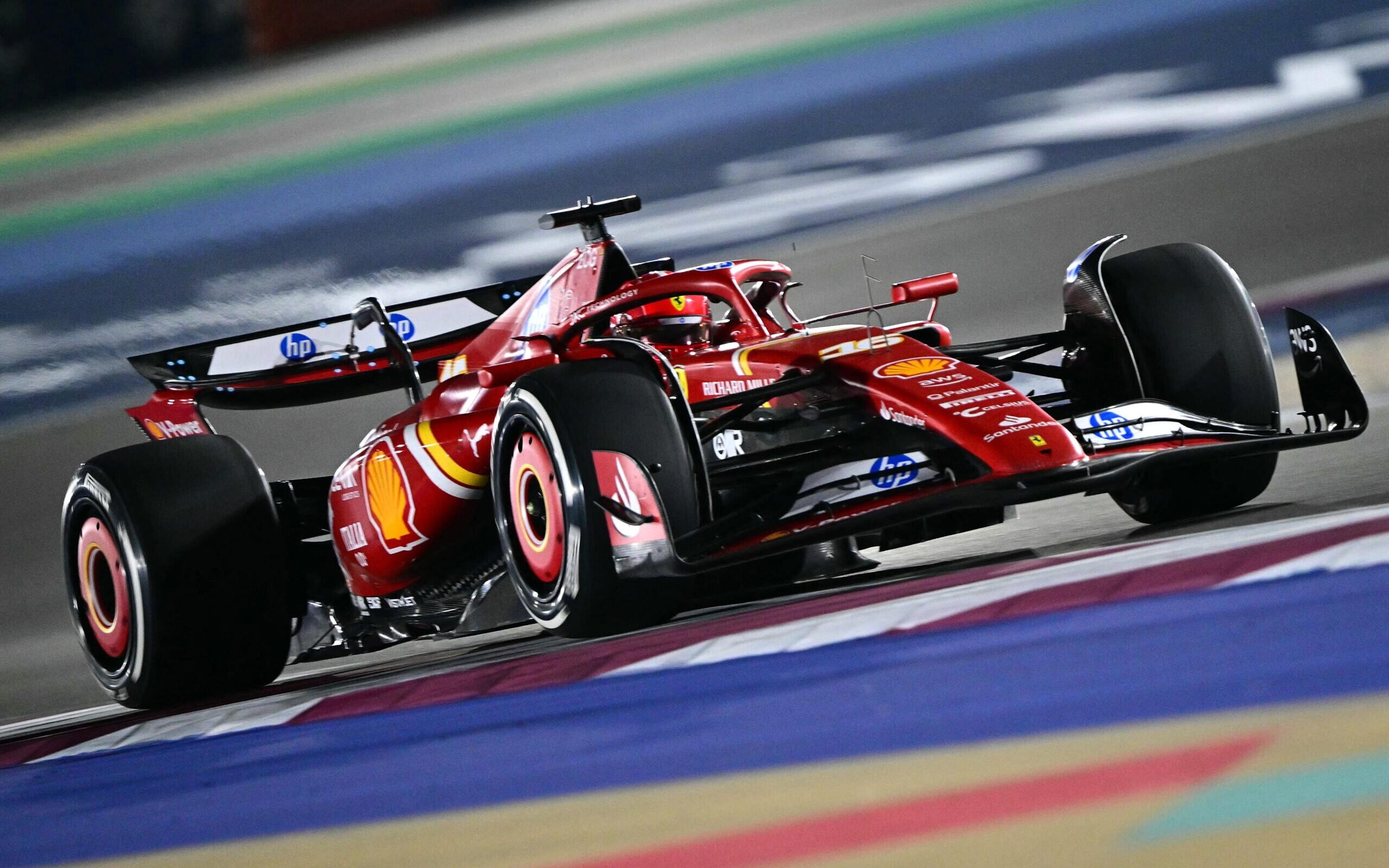 Leclerc bate McLaren e comanda único treino livre do GP do Qatar de Fórmula 1