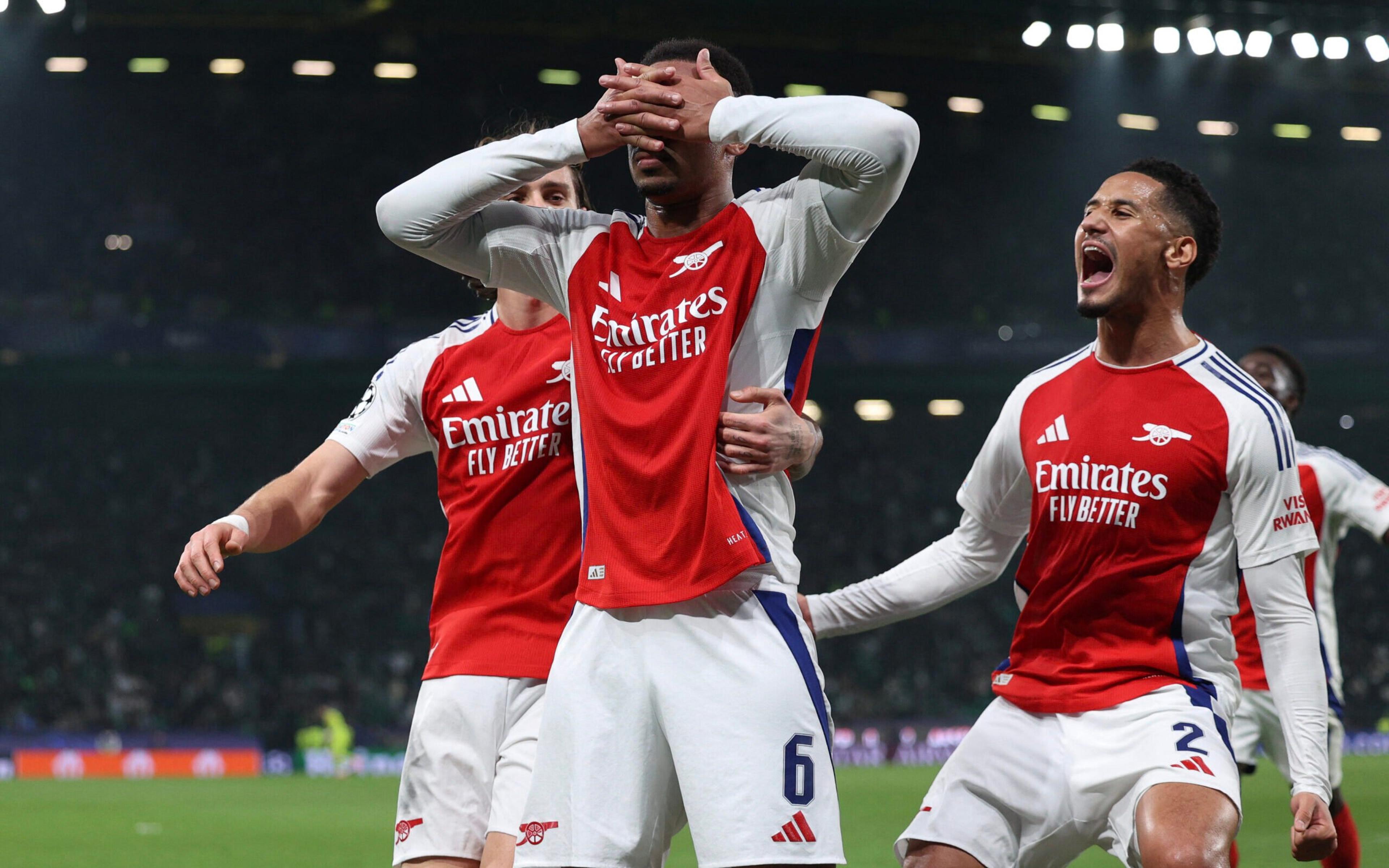 Gabriel Magalhães faz gol e ironiza jogador adversário na Champions League